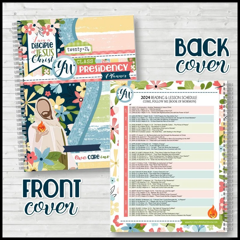 2024 YW CLASS Presidency Planner {EDITABLE} PRINTABLE