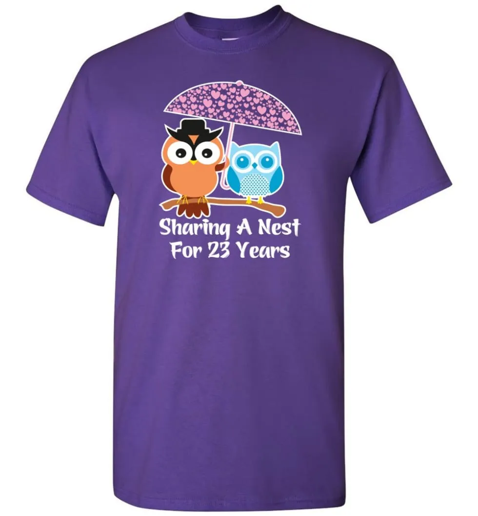 23 Years Wedding Anniversary Gifts Valentine's Day T-shirt