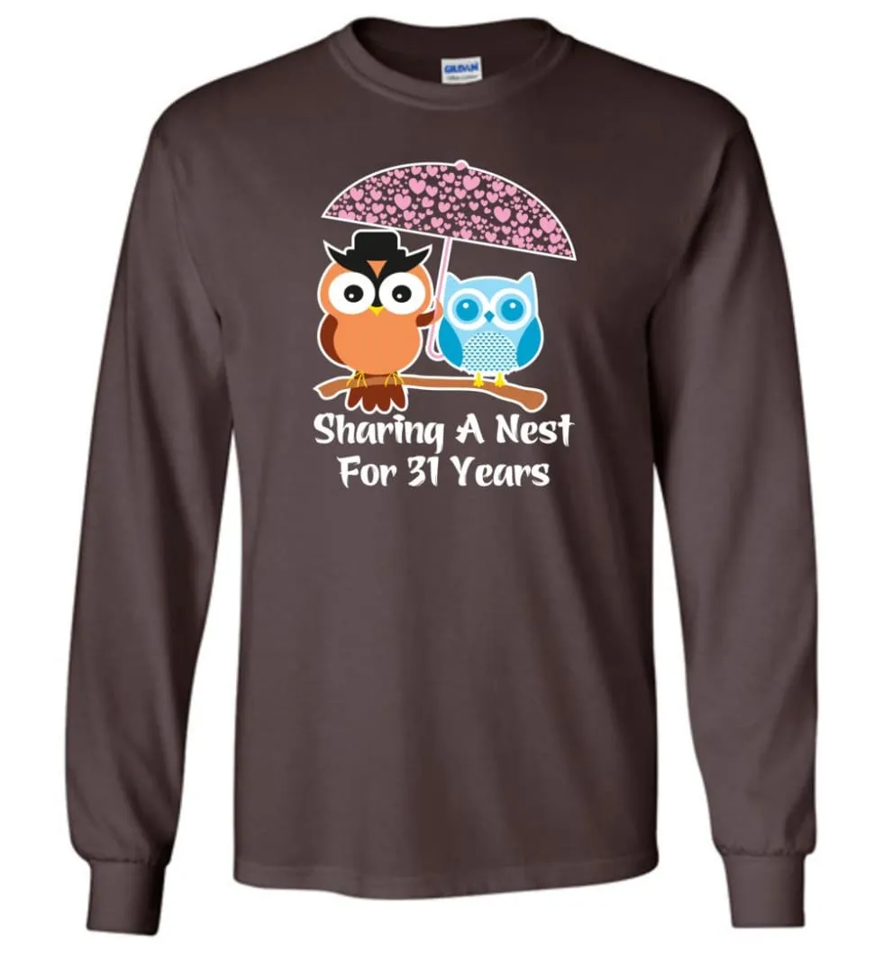 31 Years Wedding Anniversary Gifts Valentine's Day Long Sleeve T-Shirt