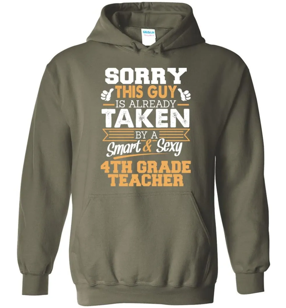 4Th Grade Teacher Shirt Cool Gift For Boyfriend Husband Hoodie