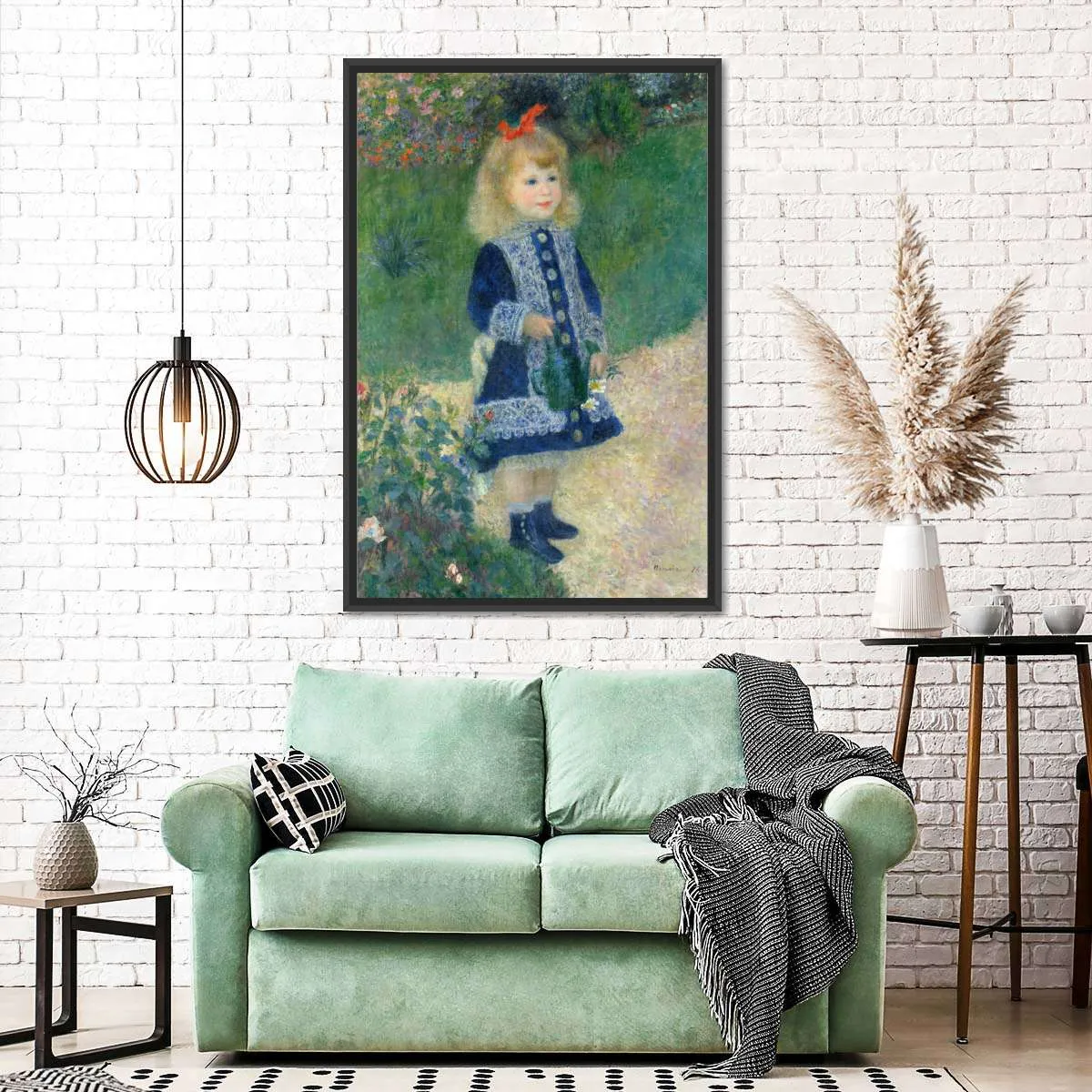 A Girl With A Watering Can Wall Art