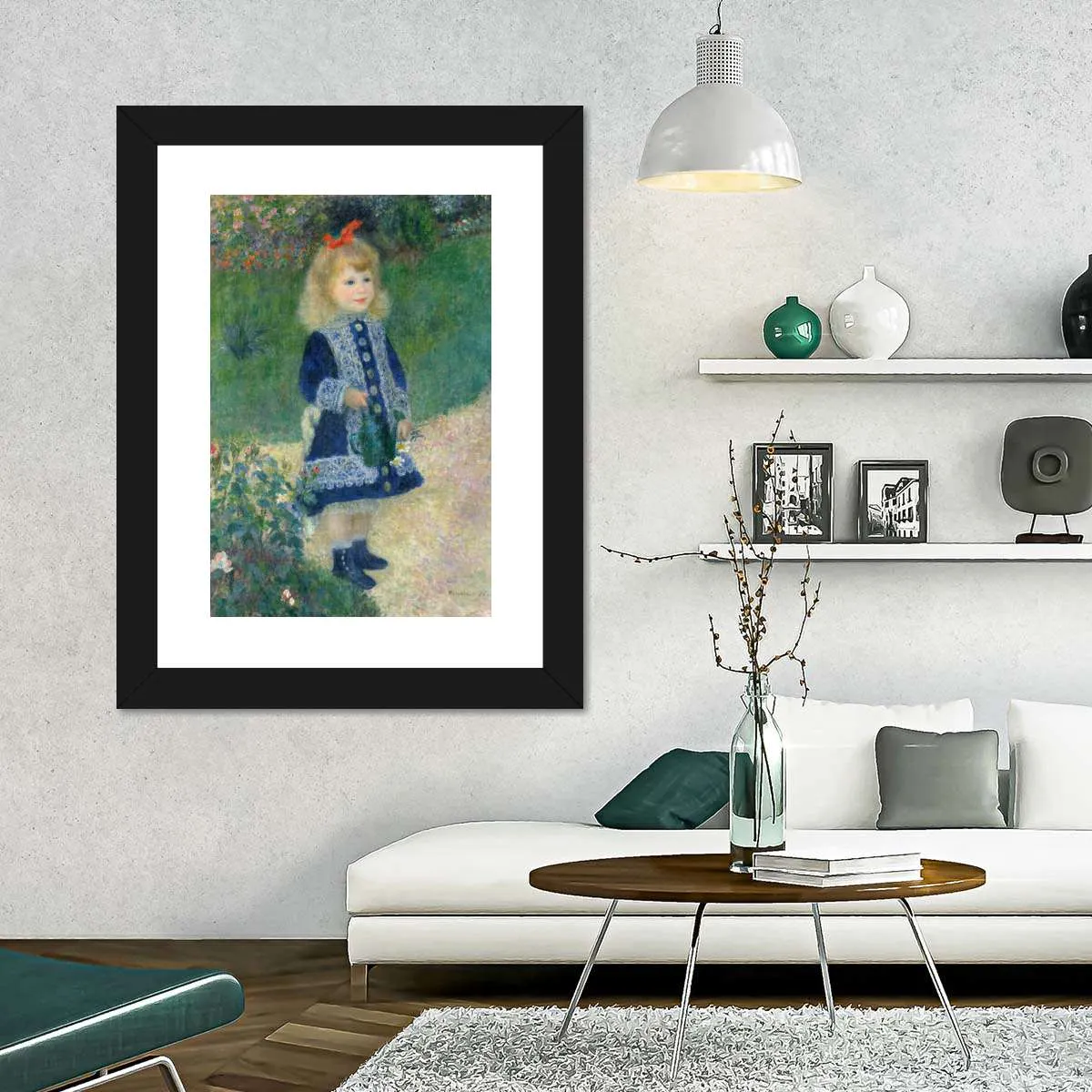 A Girl With A Watering Can Wall Art