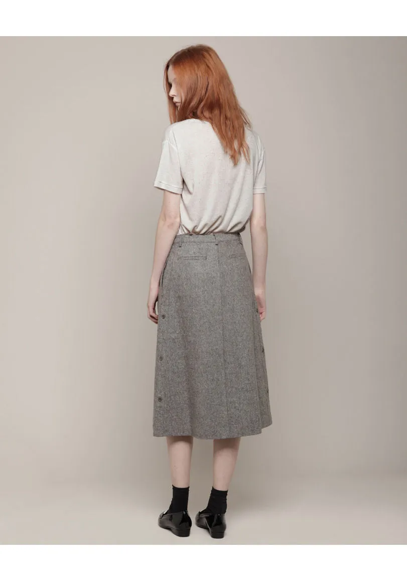 A-Line Tweed Skirt