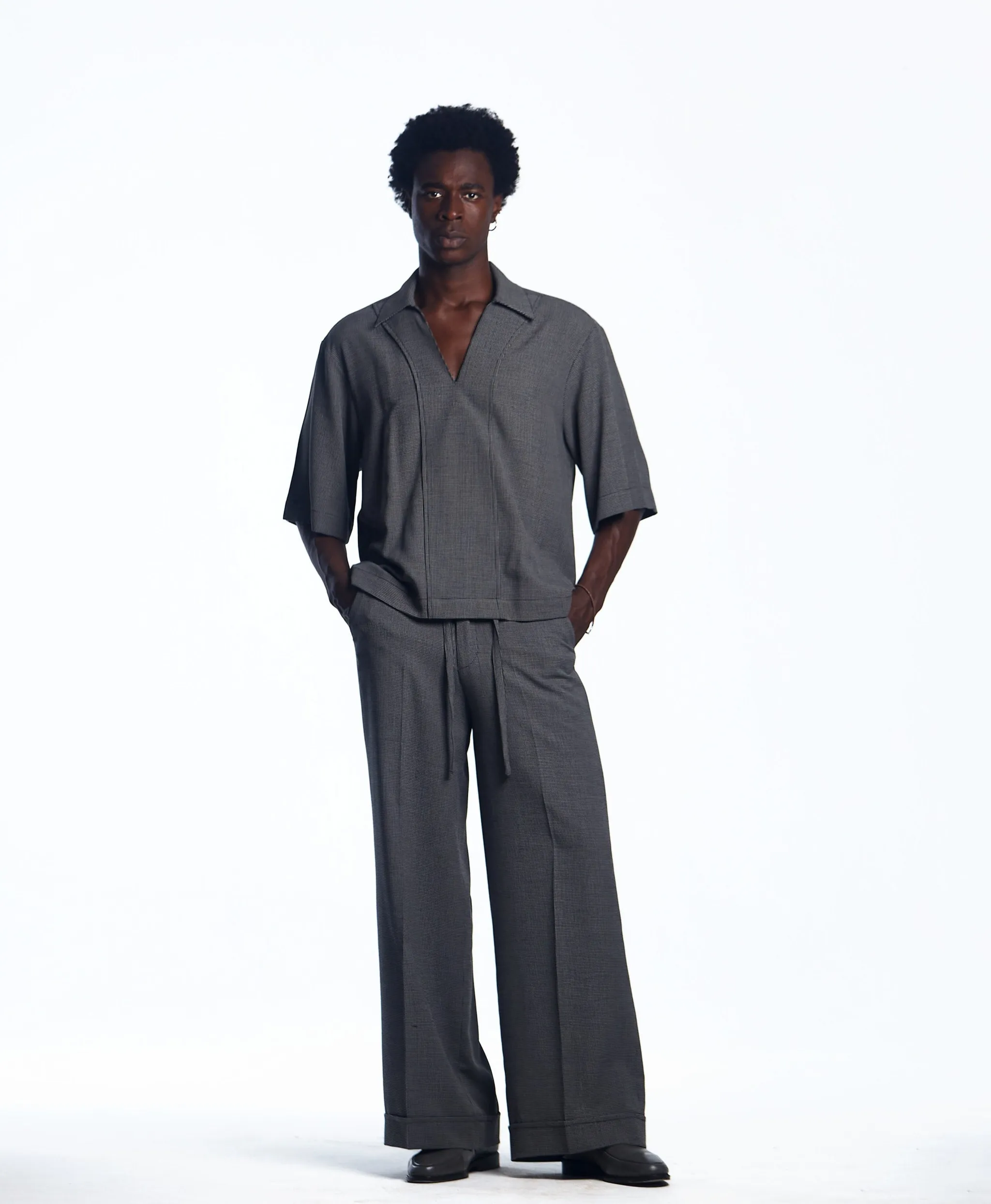 AJABENG Yamoah Cotton Blend Drawstring Pants