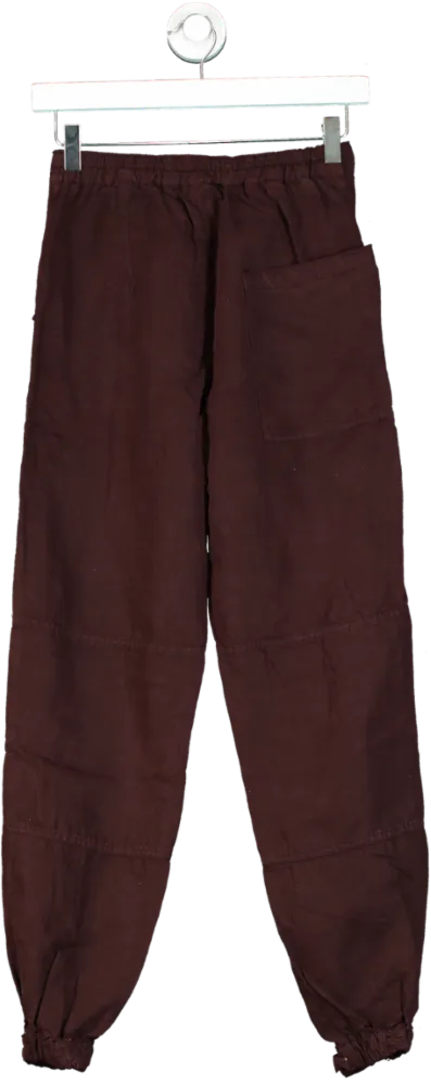 AllSaints Dark Wine Red Val Trouser UK 6