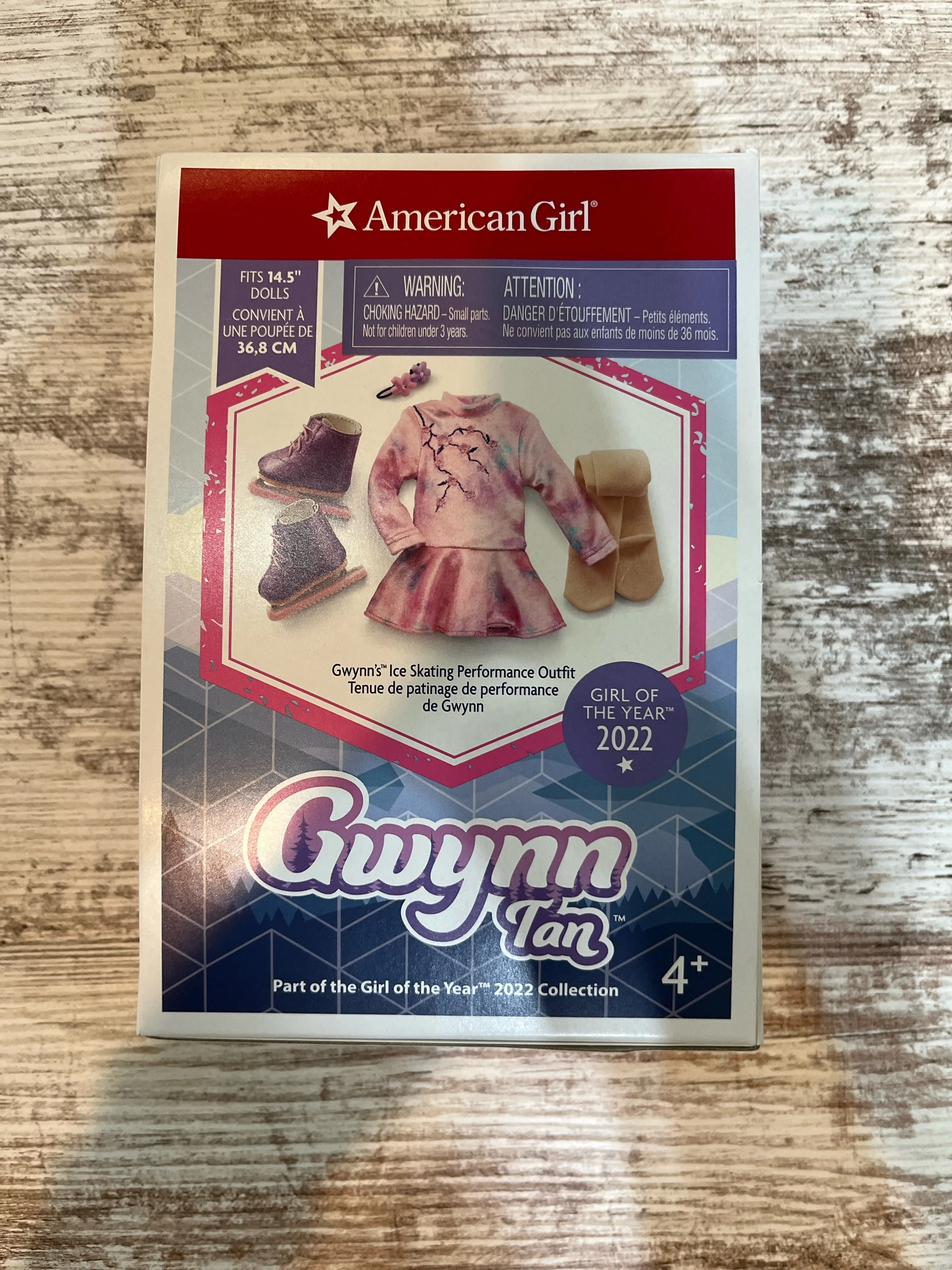 American Girl Gwynn Tan Ice Skating Outfit