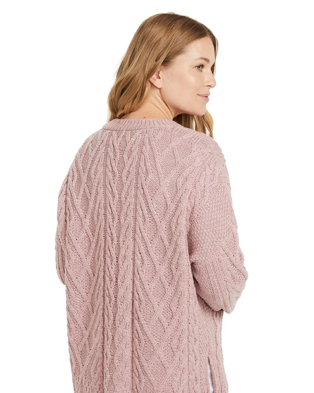 Aran Valentia Trellis Womens Cardigan