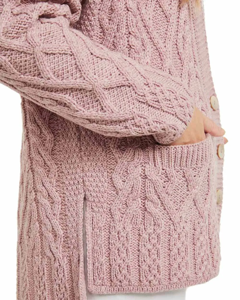 Aran Valentia Trellis Womens Cardigan