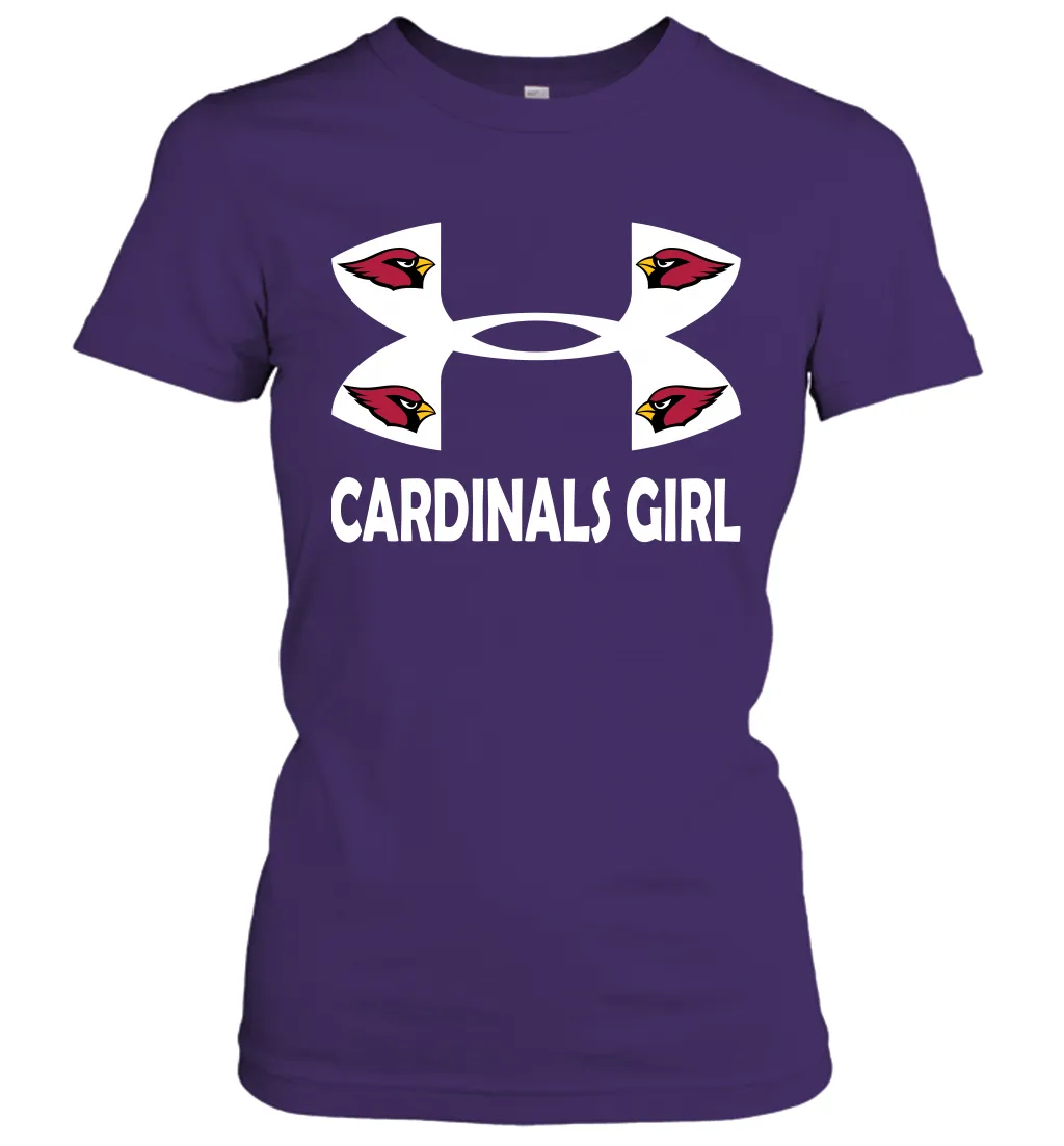 Arizona Cardinals Girl Under Armour Football Short Sleeve