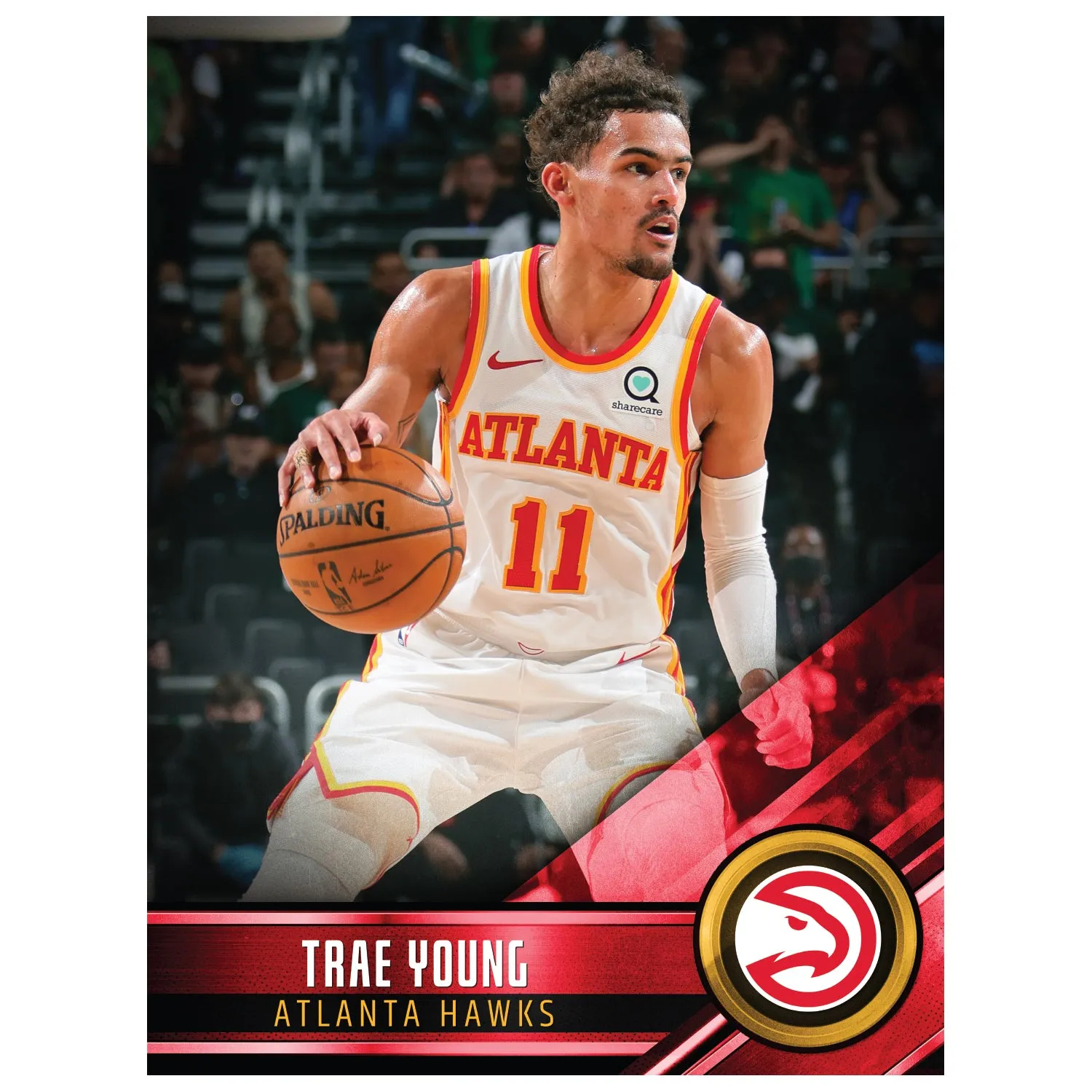 Atlanta Hawks: Trae Young Poster - Officially Licensed NBA Removable Adhesive Decal