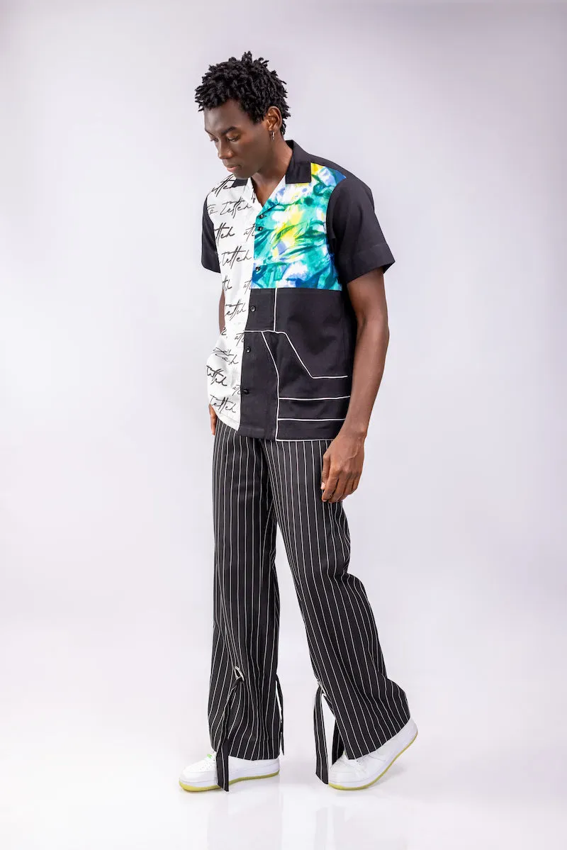 ATTOT TETTEH Cotton Sarpong Pin Stripe Pant