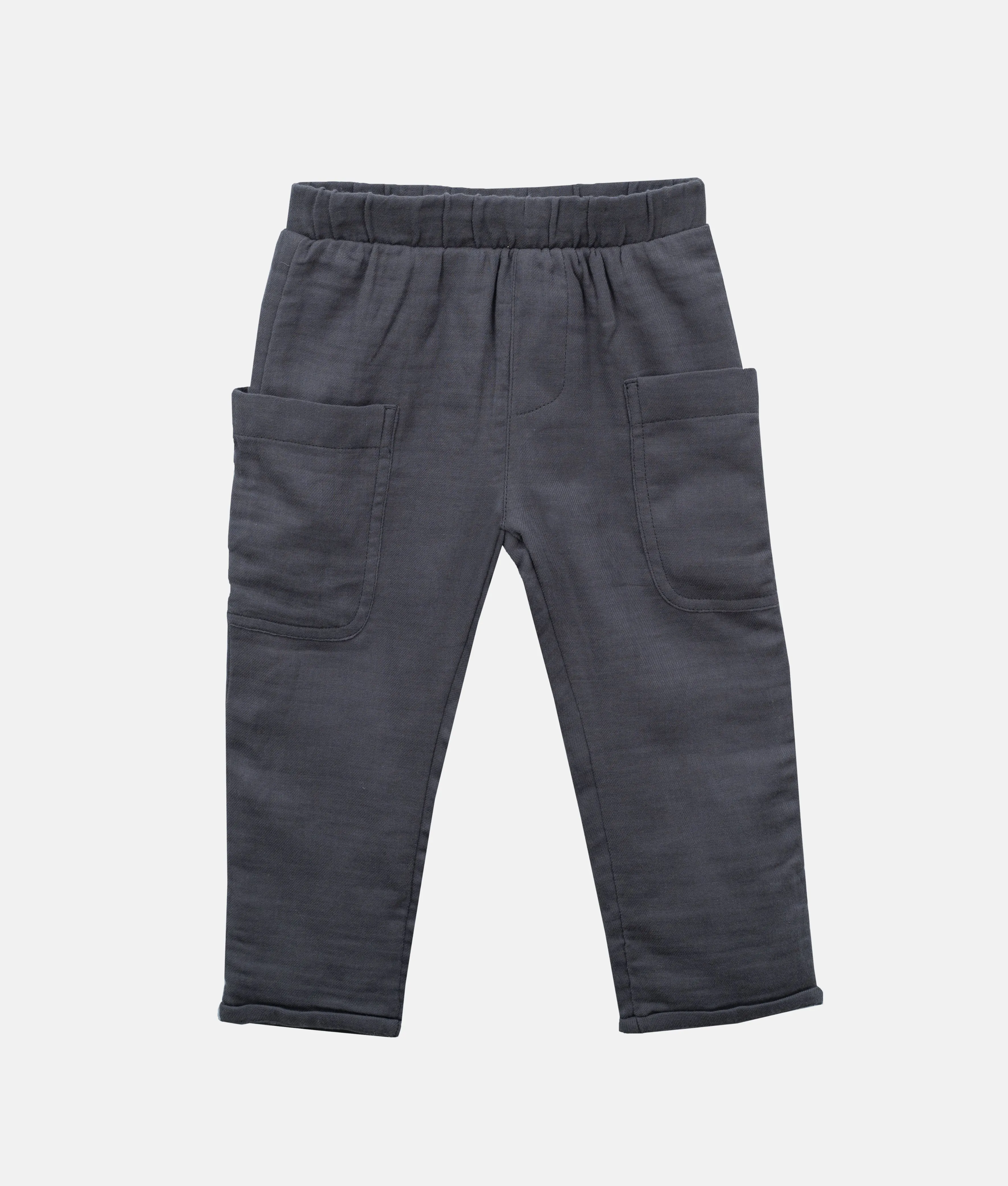 Baby Cotton Pant - Dark Gray