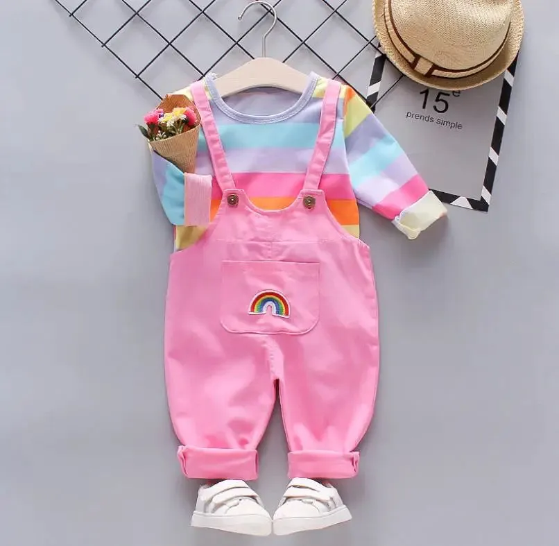 Baby Girl 0-4y Animal Floral Pink Tracksuit Sets