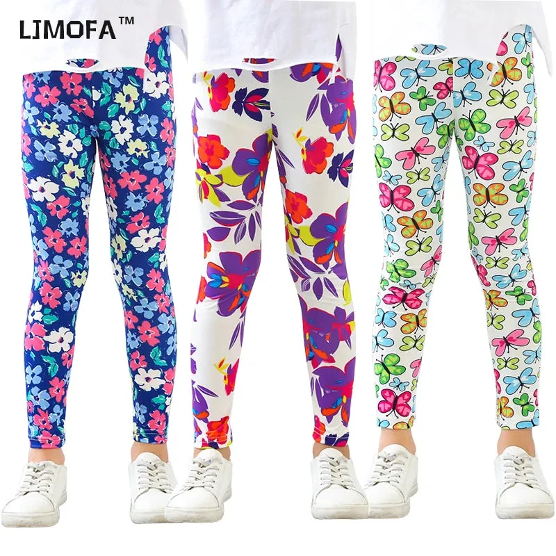 Baby Girl Butterfly Summer Animal 3D Pencil Leggings