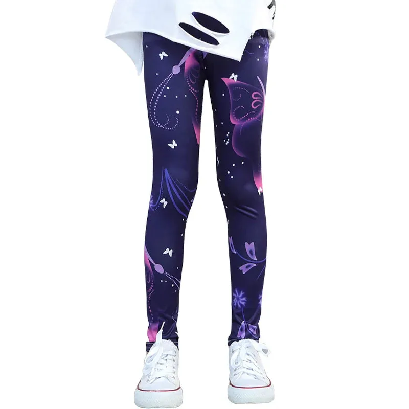 Baby Girl Butterfly Summer Animal 3D Pencil Leggings