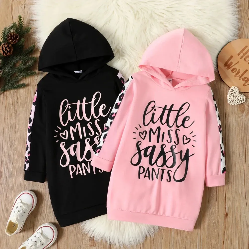 Baby Girl Little Miss Sassy Long Sweatshirt Dress