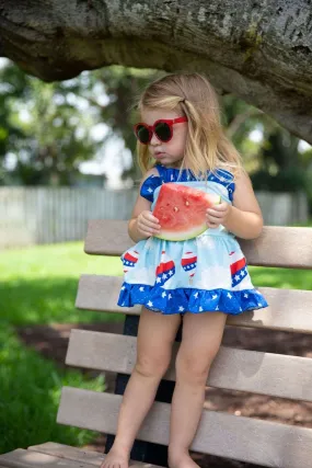 Be Girl Clothing Home Of The Brave Romper