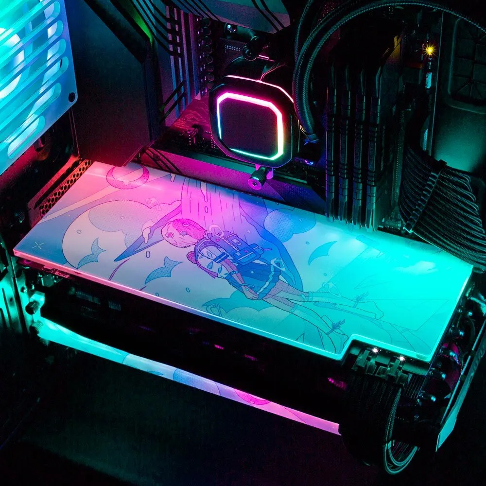 Blue Horizon RGB GPU Backplate