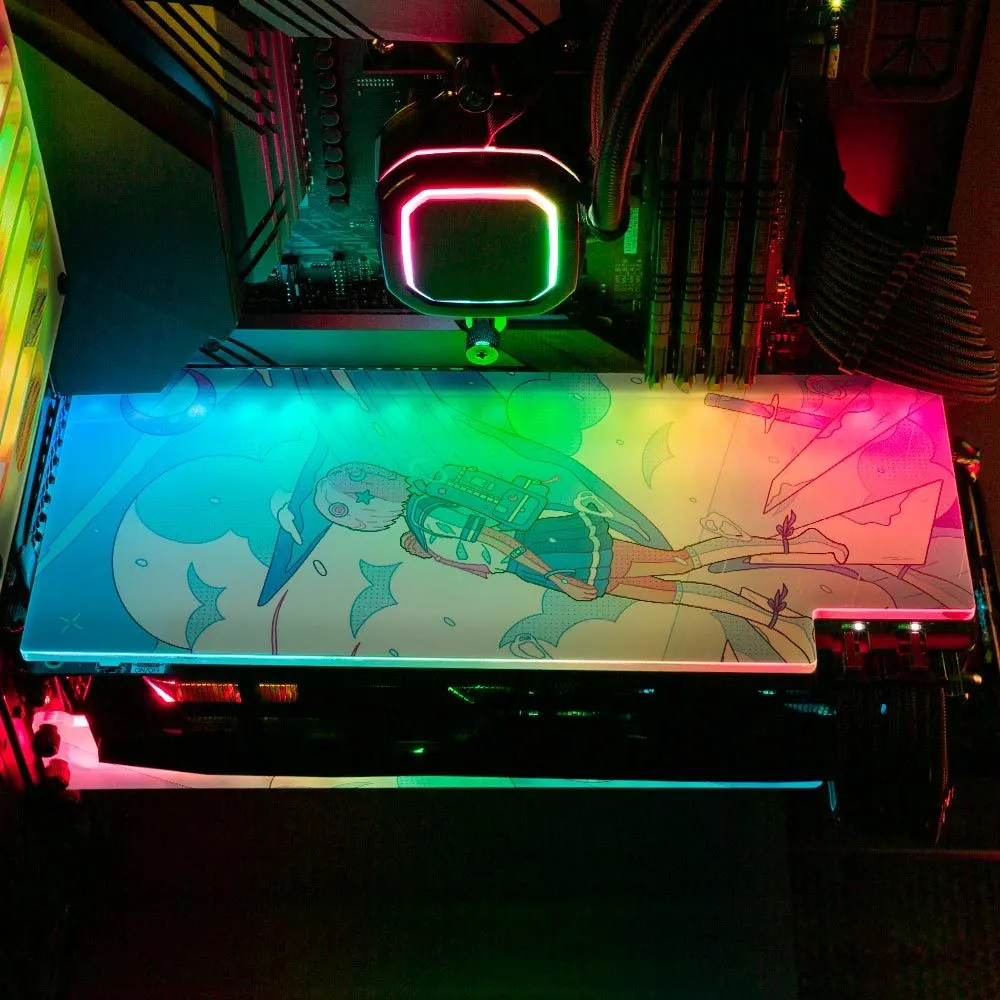 Blue Horizon RGB GPU Backplate