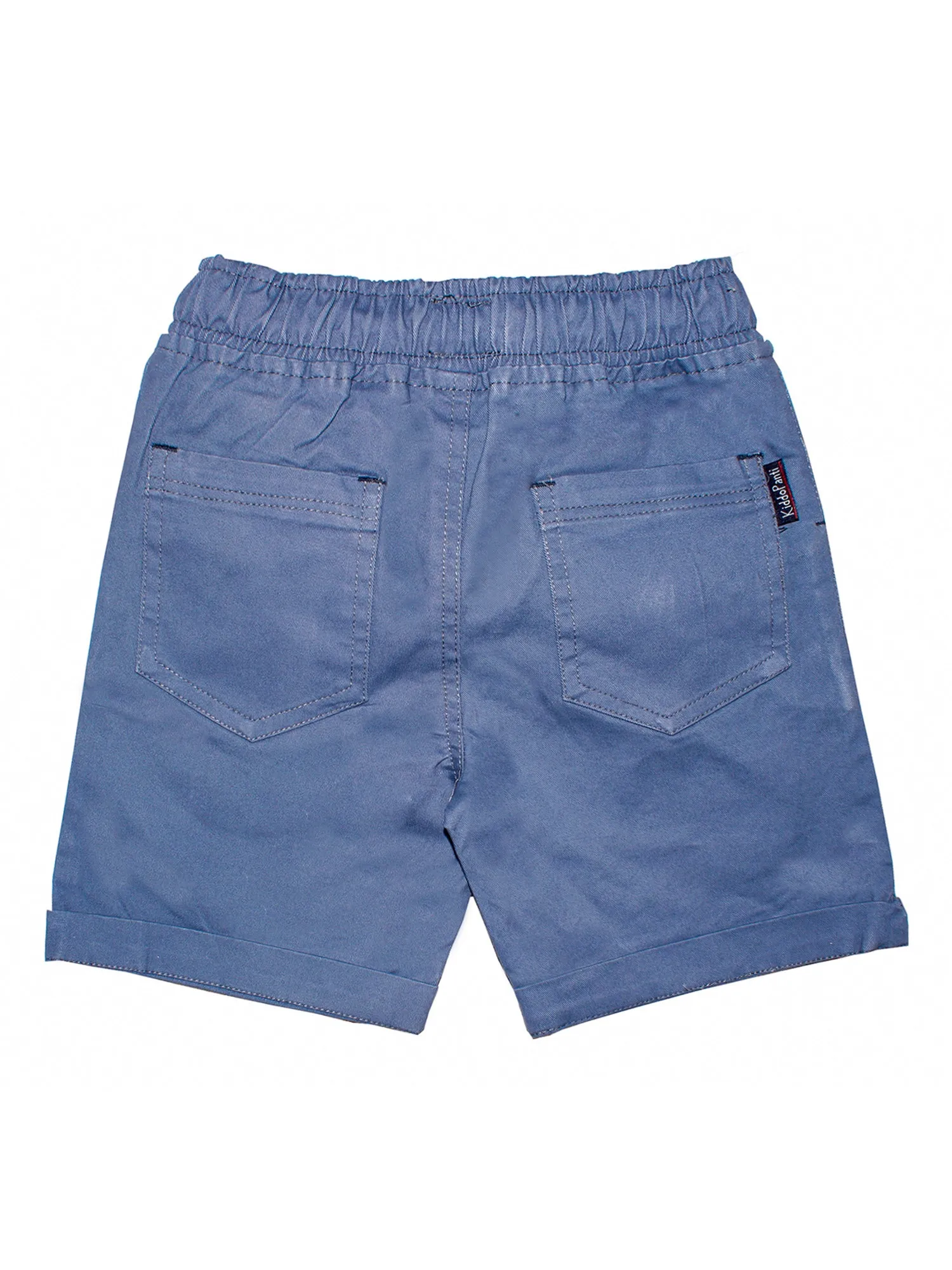 Boys Basic Woven Printed Rollup Shorts