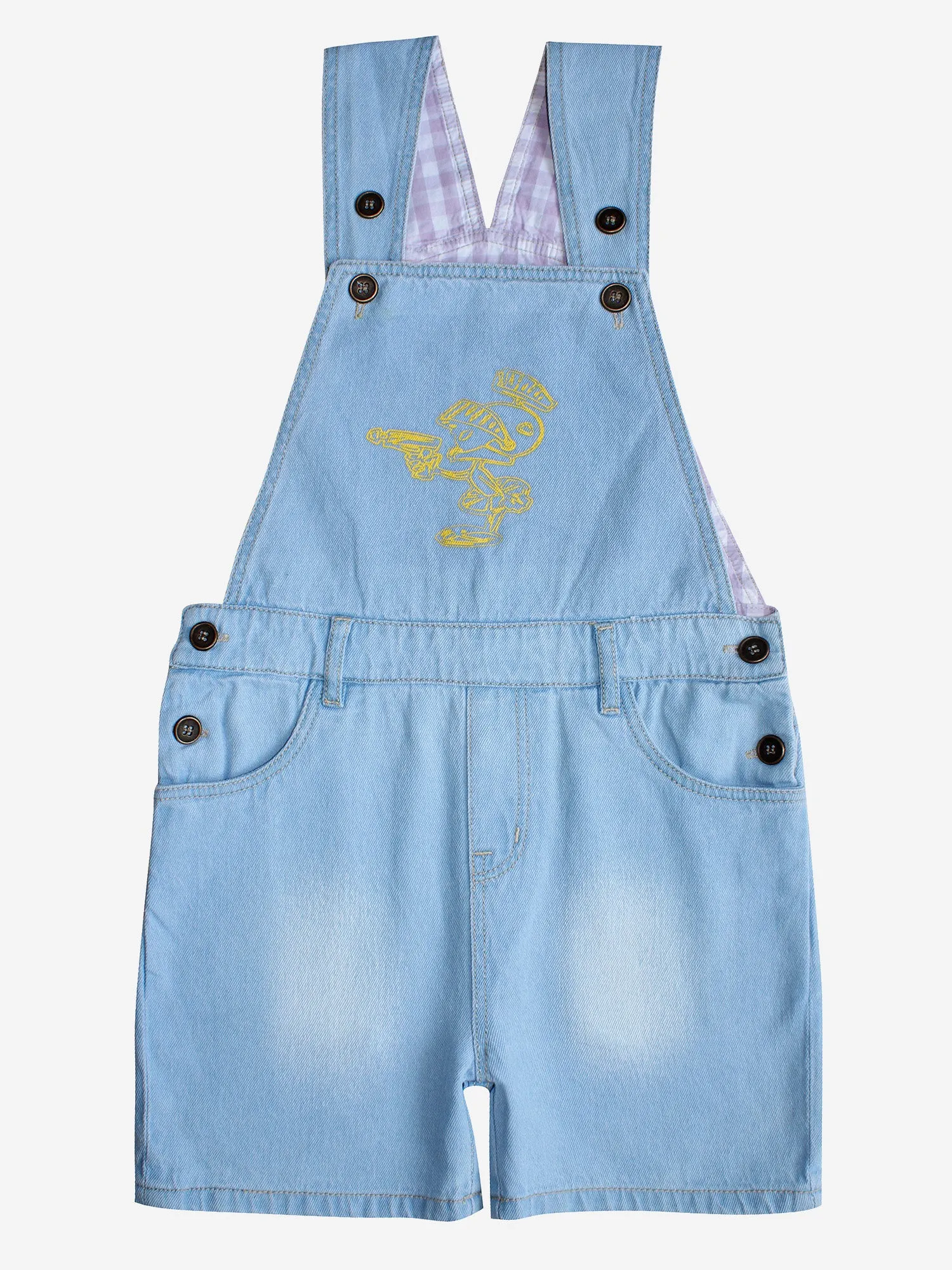 Boy's Denim Dungaree Short