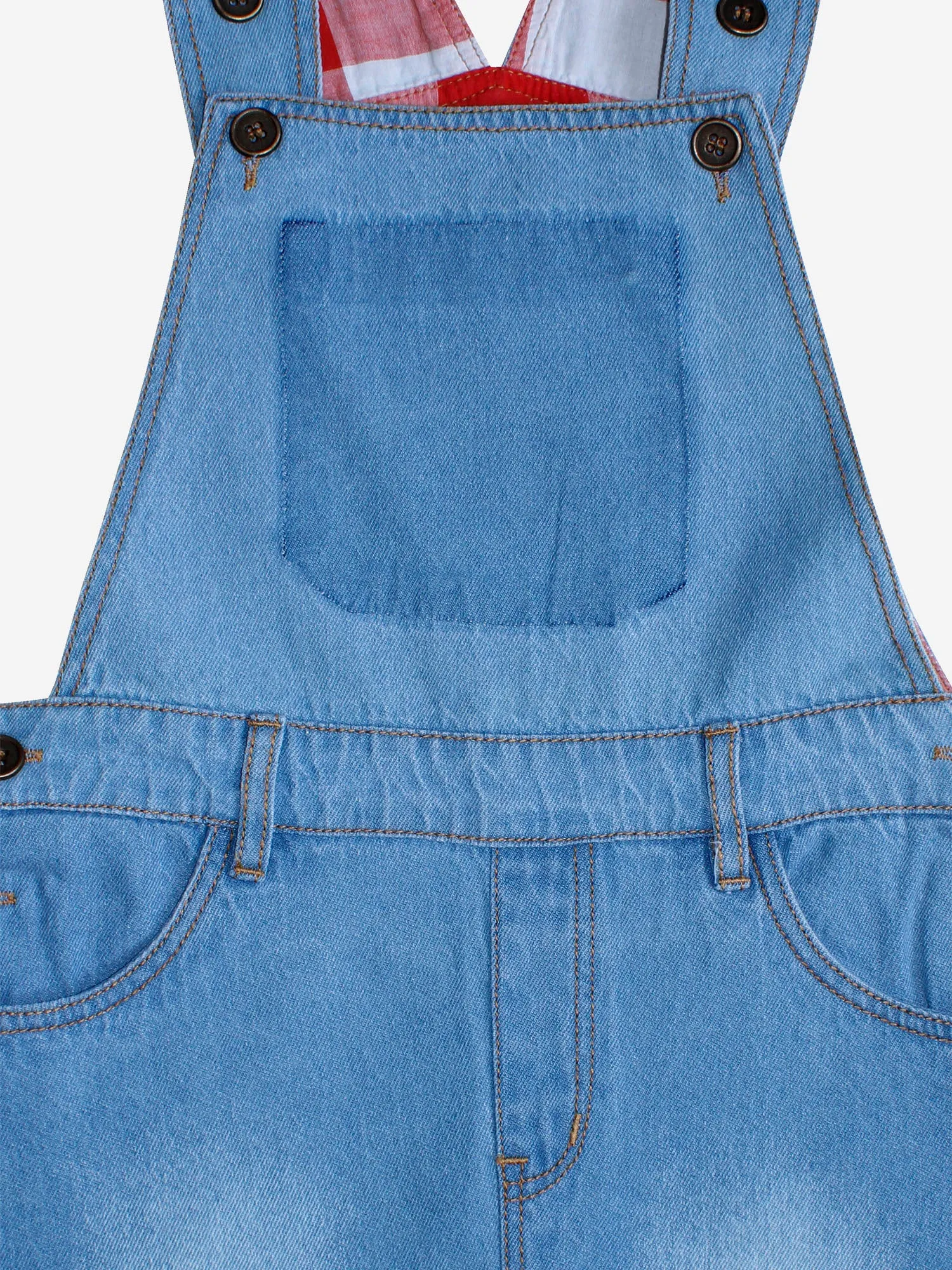 Boy's Denim Dungaree Short