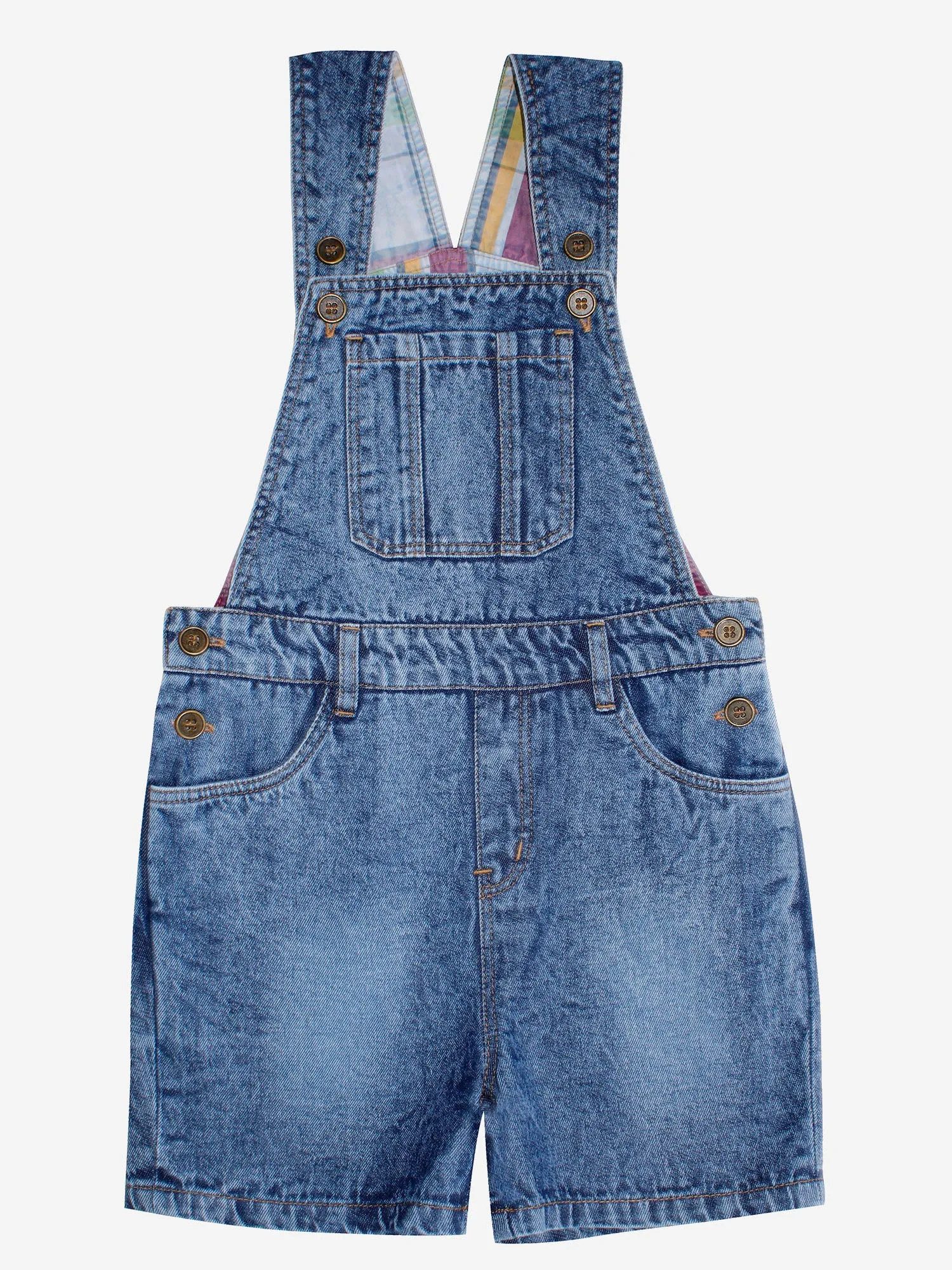 Boy's Denim Dungaree Short