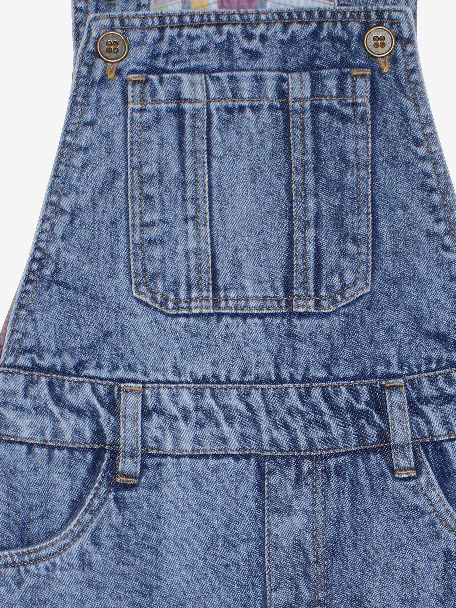 Boy's Denim Dungaree Short