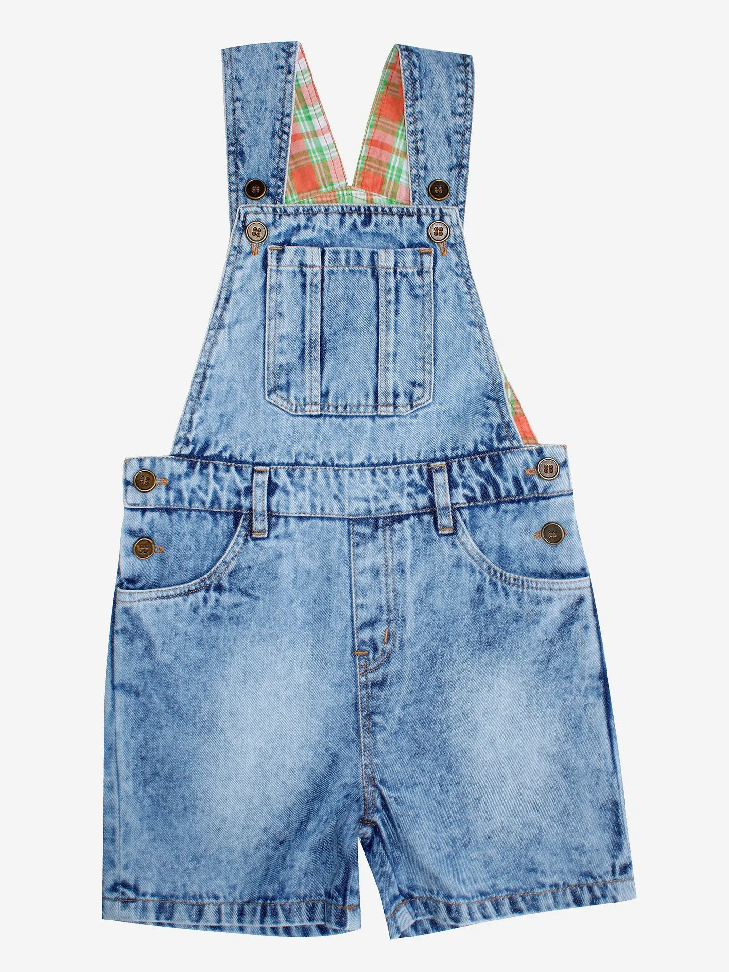 Boy's Denim Dungaree Short