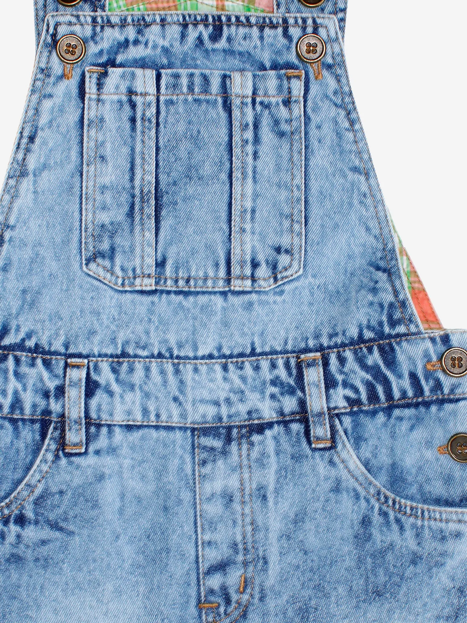 Boy's Denim Dungaree Short