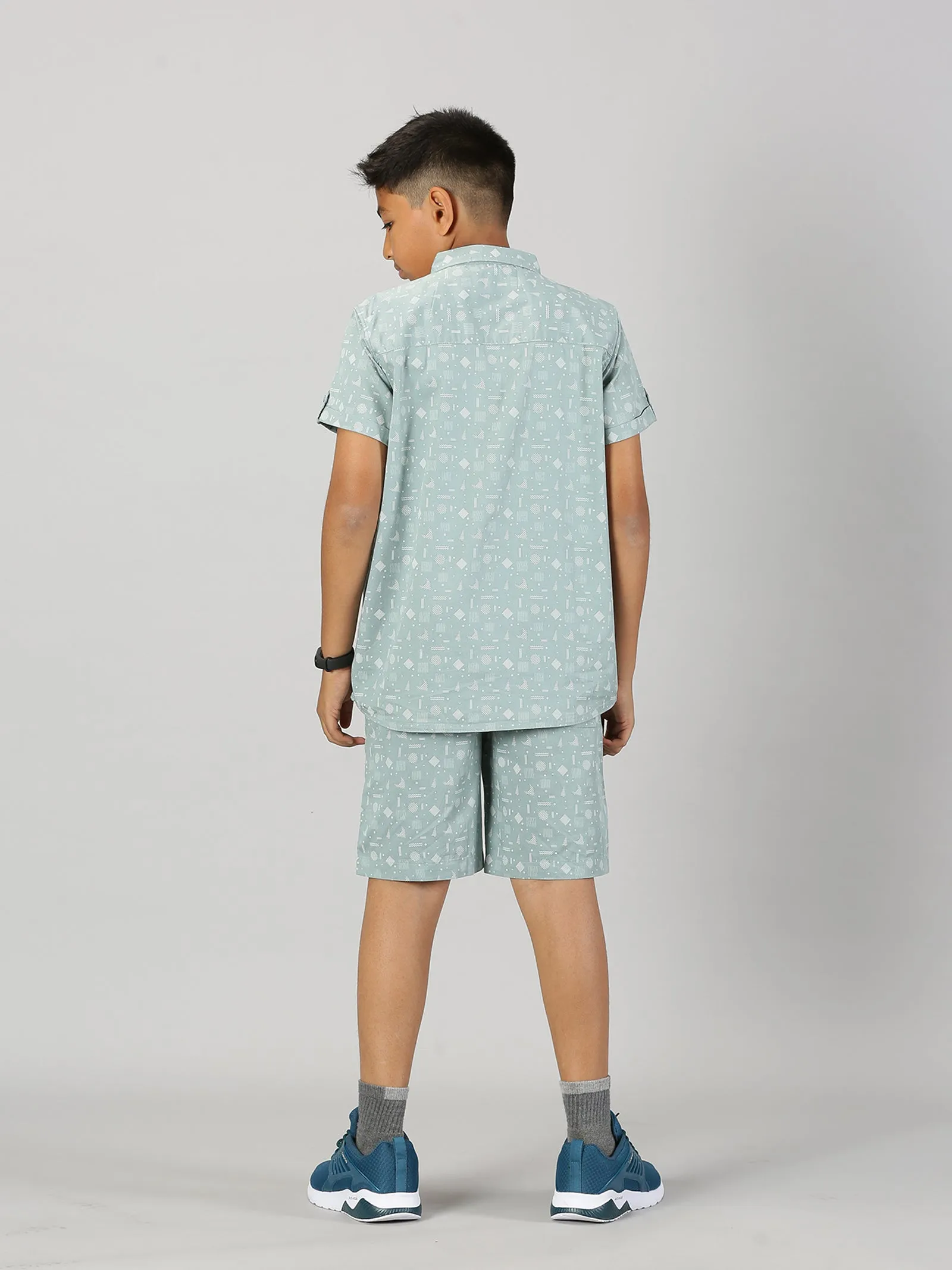 Boys Half Sleeve Shirt and Shorts Co-Ord Sets