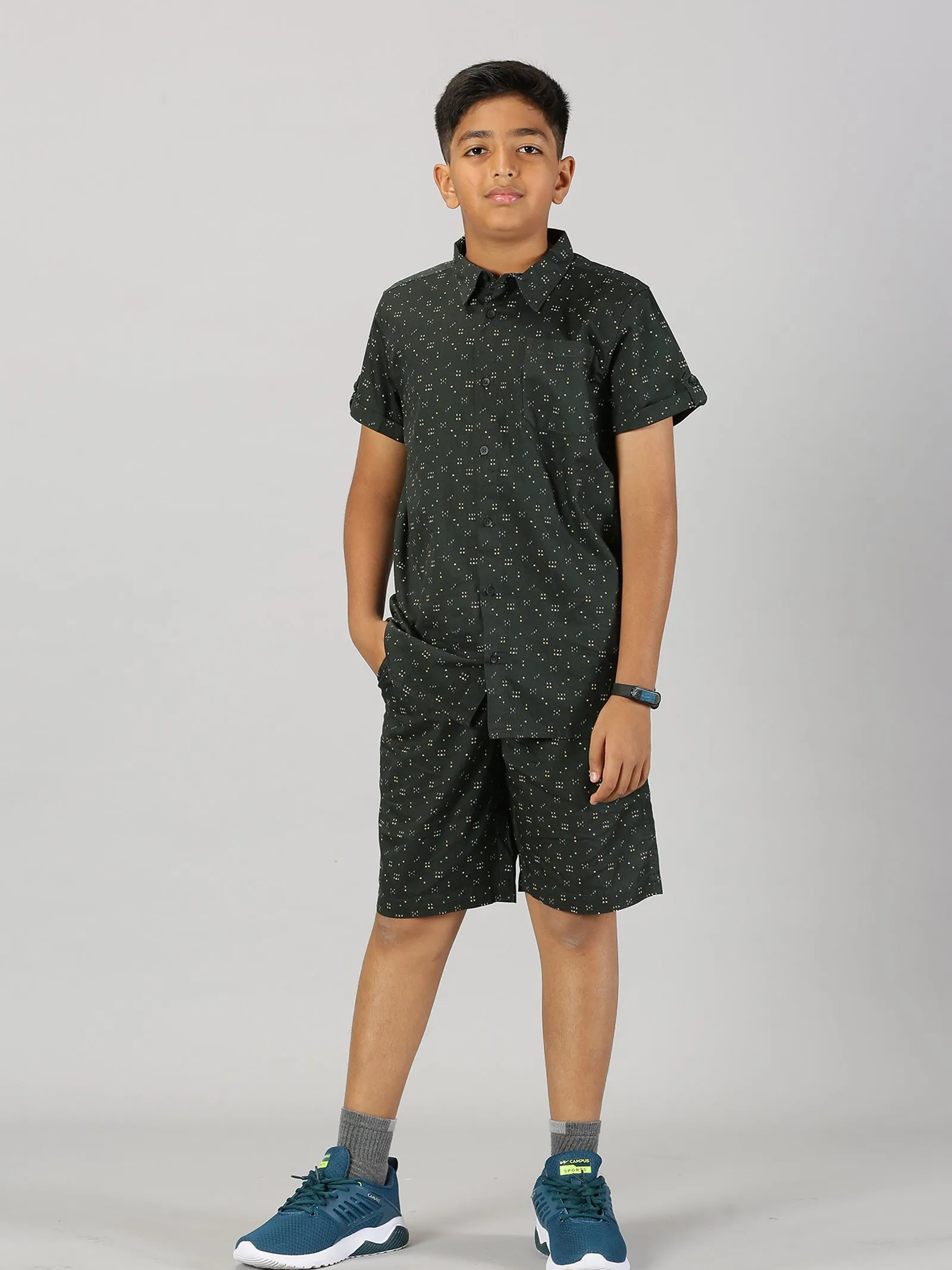 Boys Half Sleeve Shirt and Shorts Co-Ord Sets