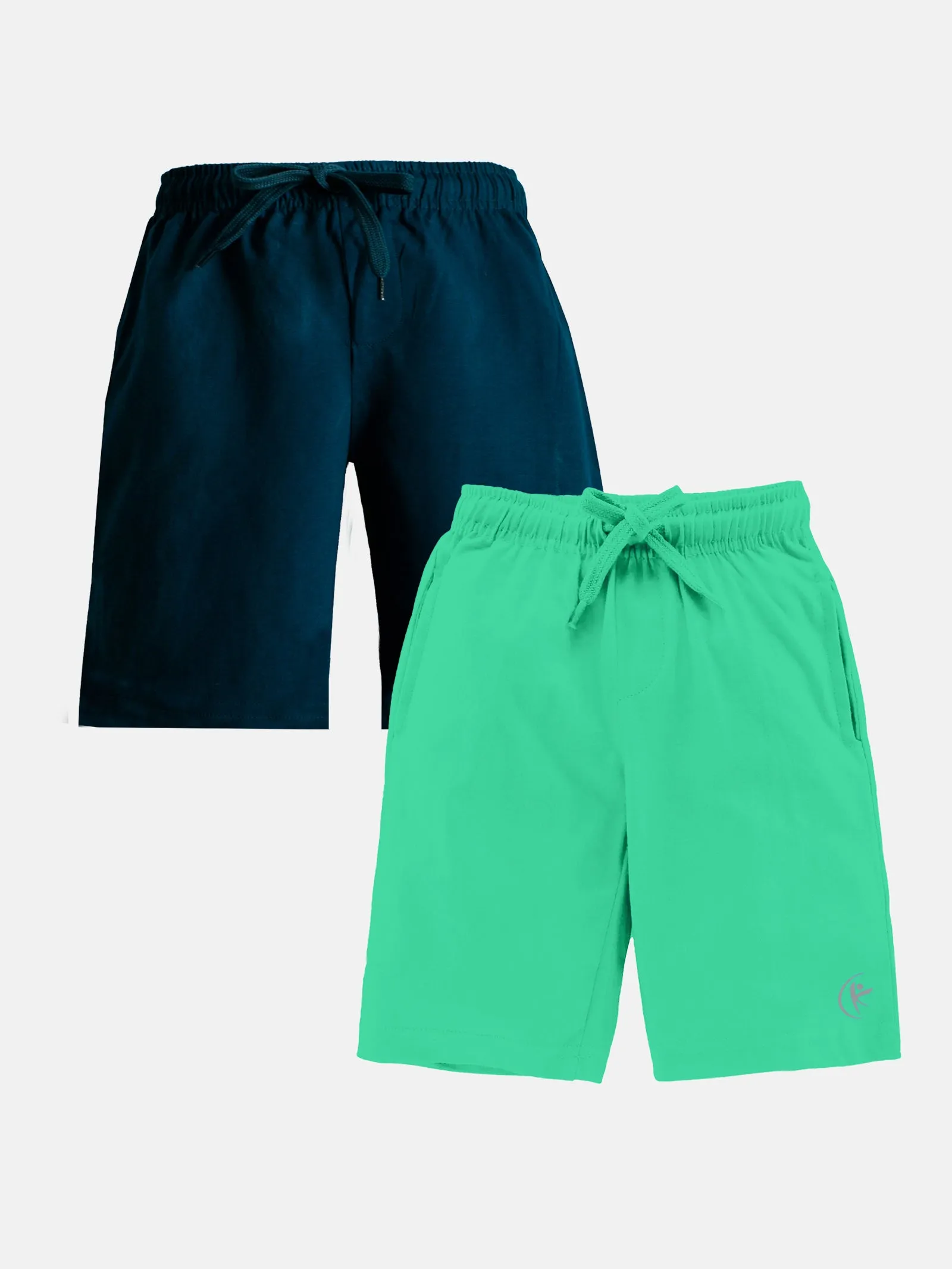 Boys Knee length Basic Short Pack Of 2