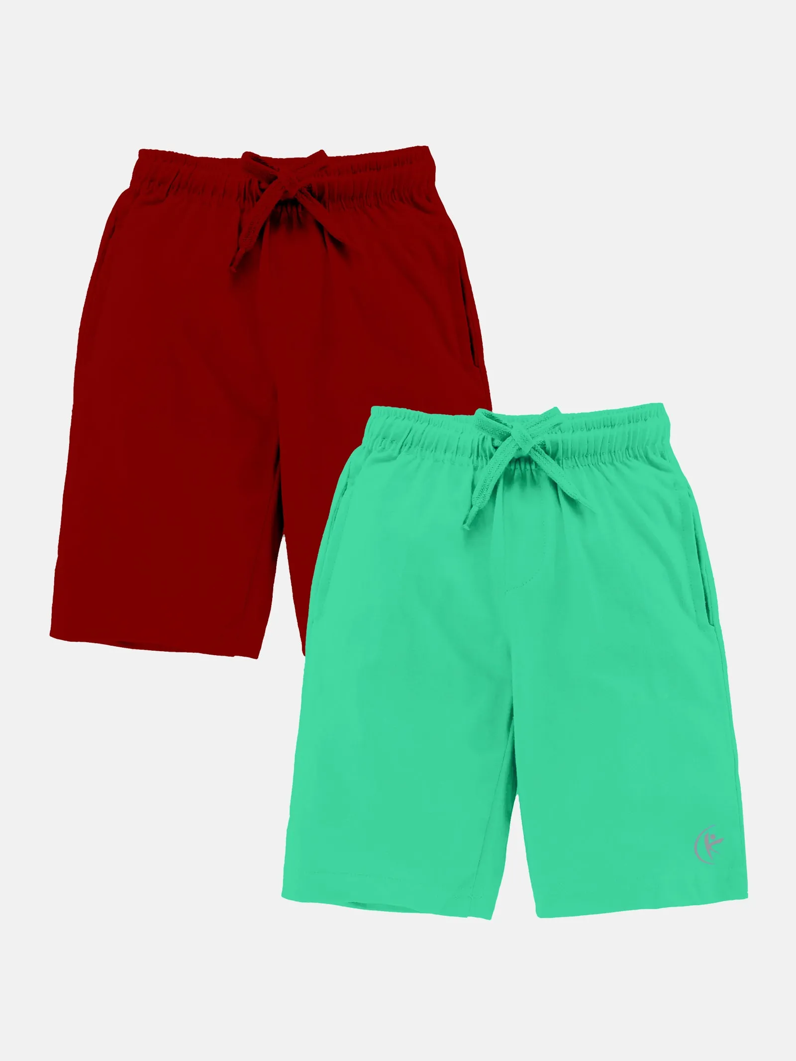 Boys Knee length Basic Short Pack Of 2