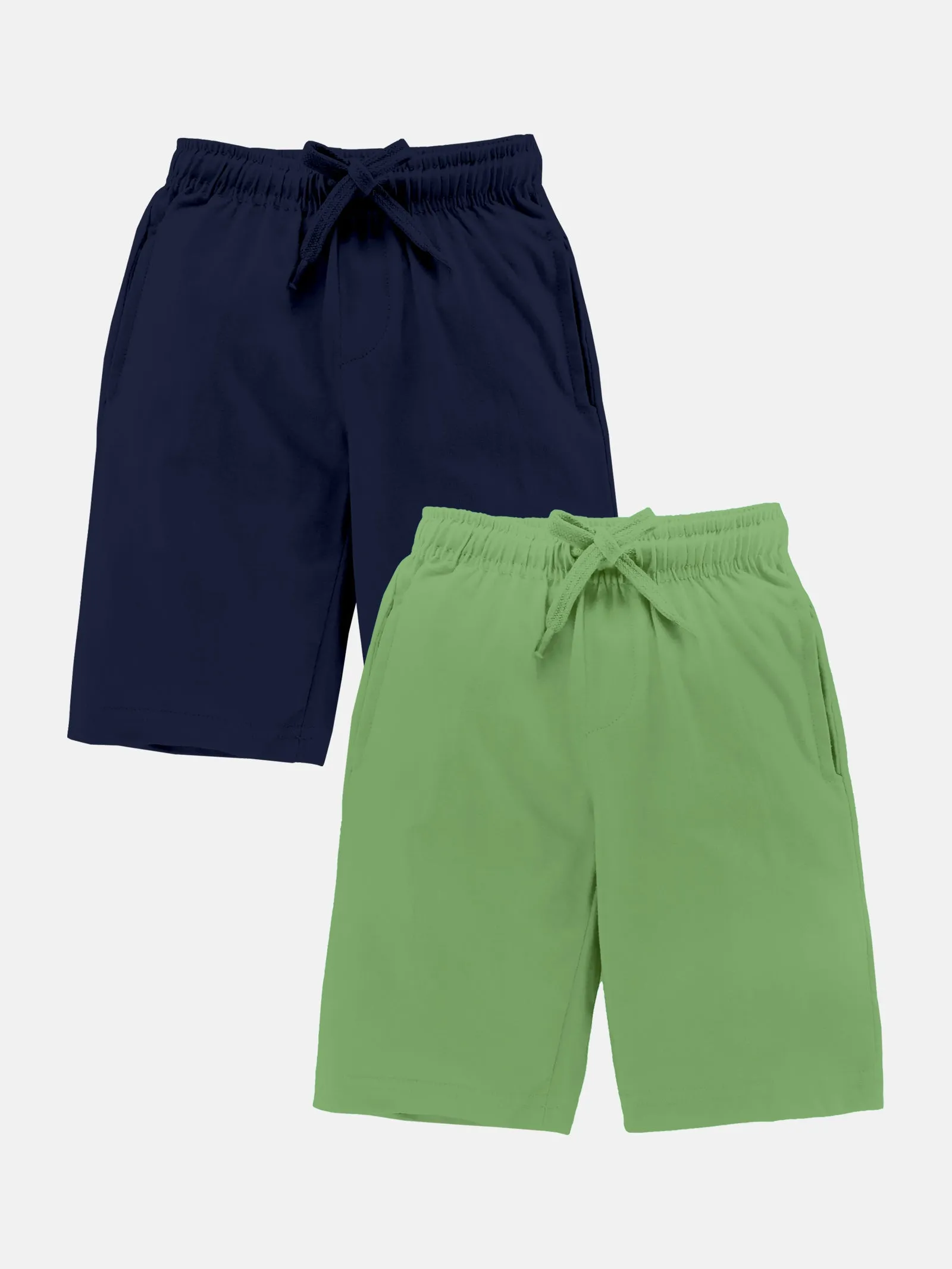 Boys Knee length Basic Short Pack Of 2