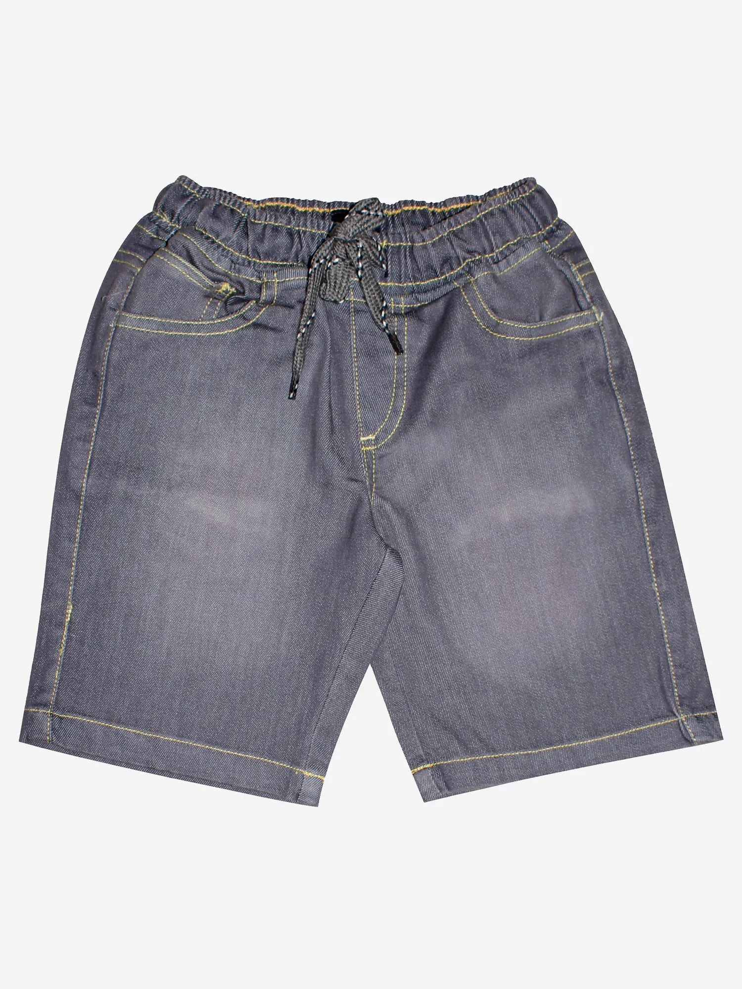 Boys Knee Length Pull on Denim Shorts