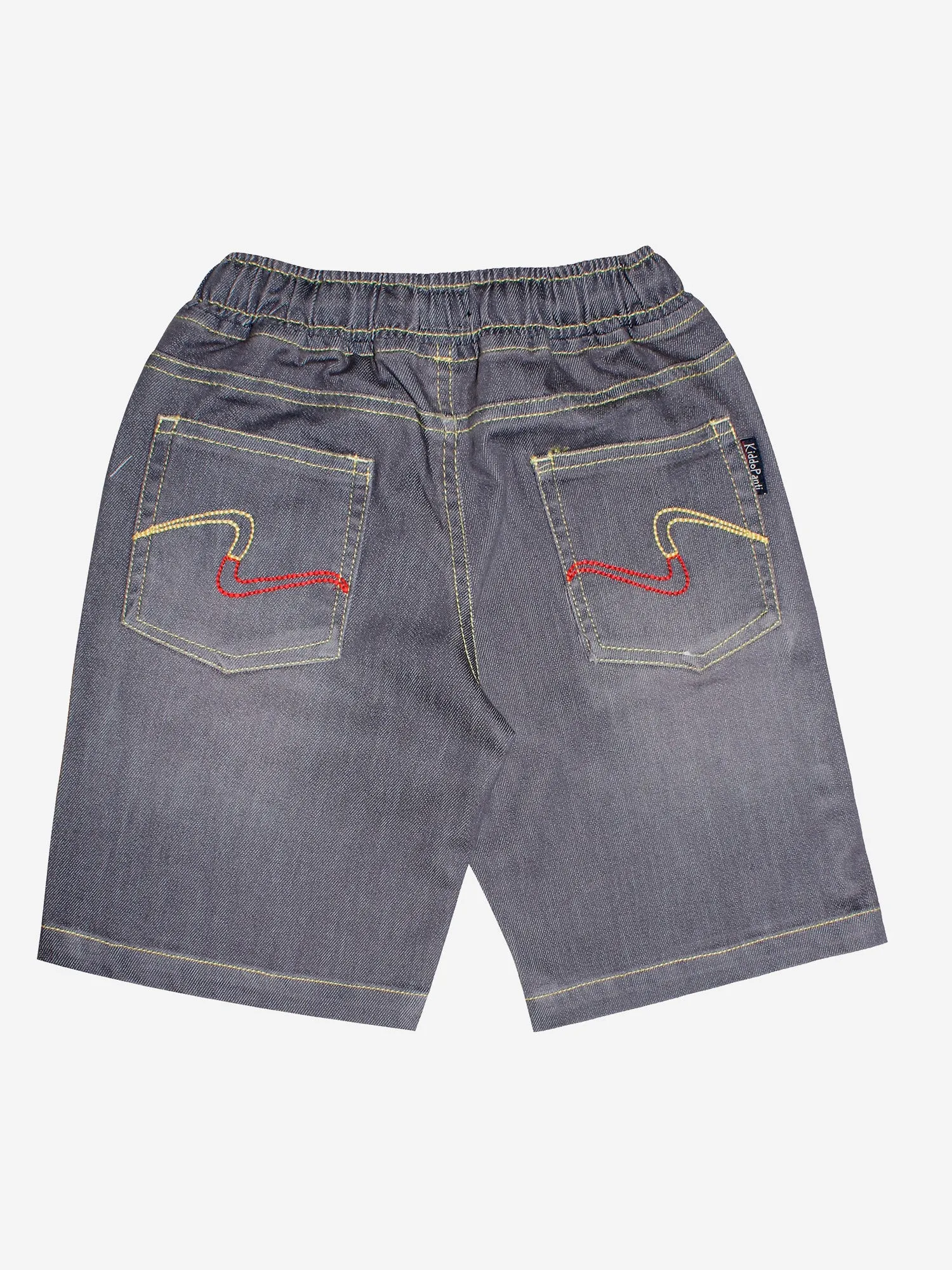 Boys Knee Length Pull on Denim Shorts