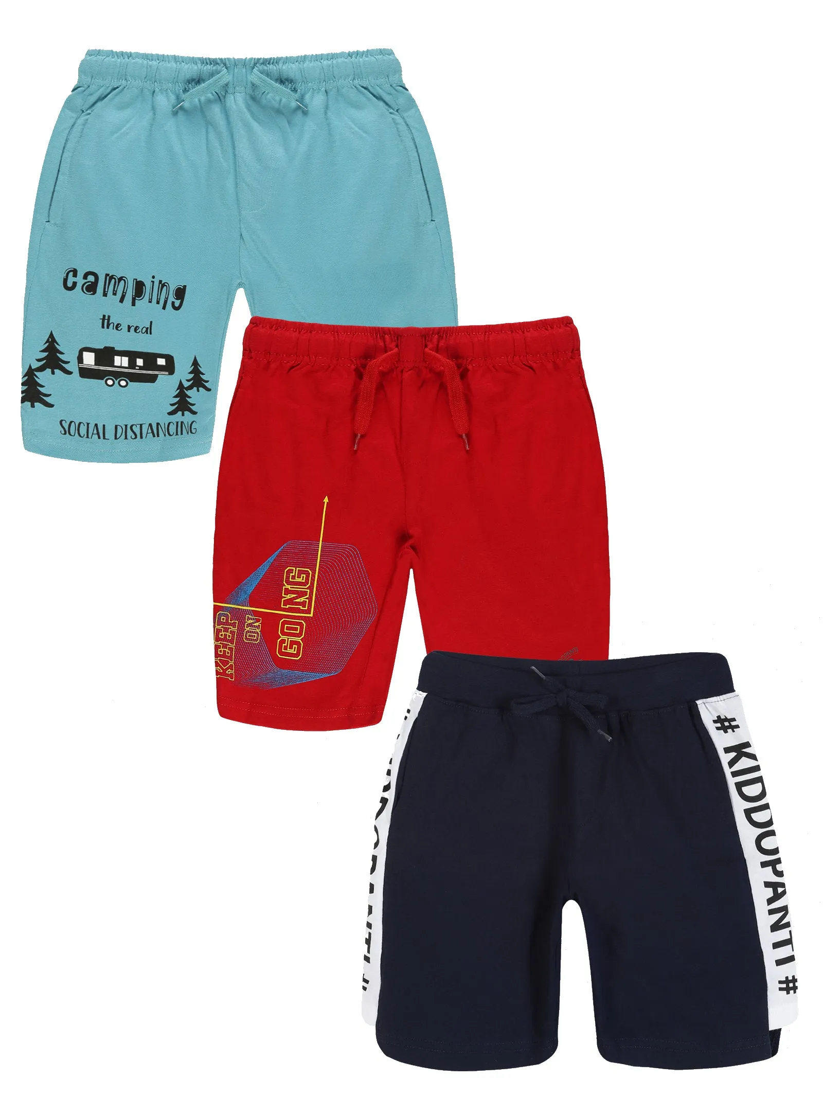 Boys Knit Shorts Pack of 3