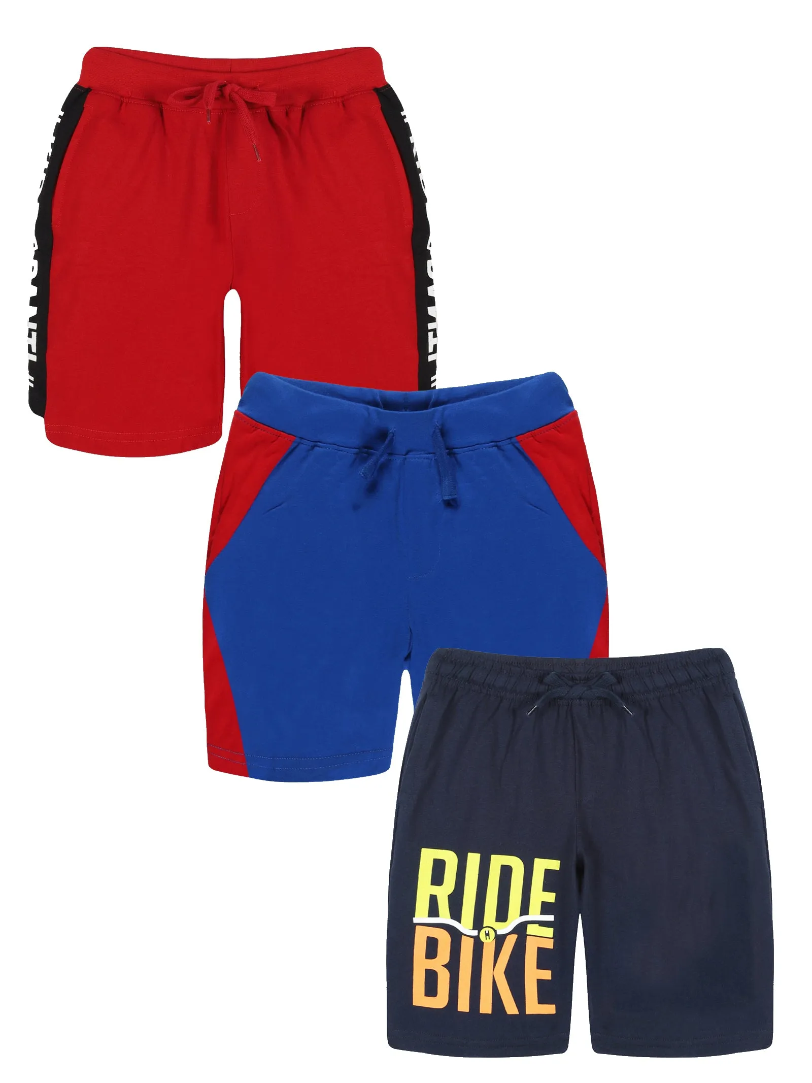 Boys Knit Shorts Pack of 3