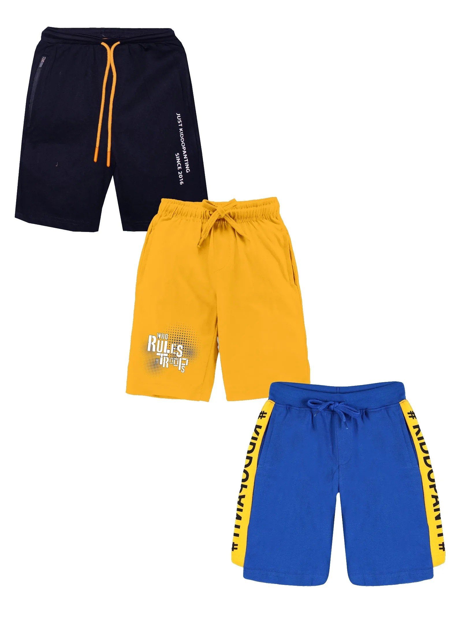 Boys Knit Shorts Pack of 3