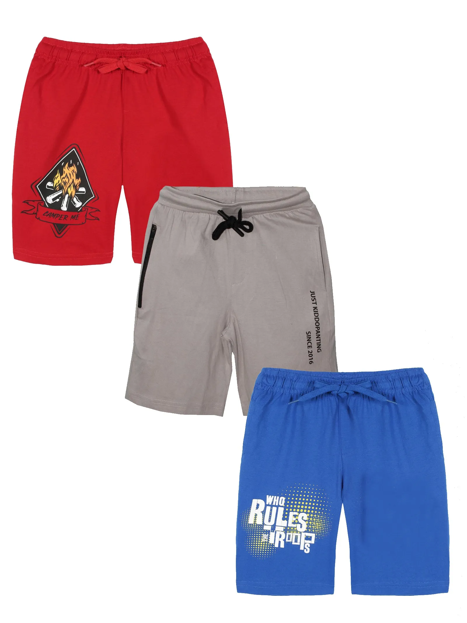 Boys Knit Shorts Pack of 3