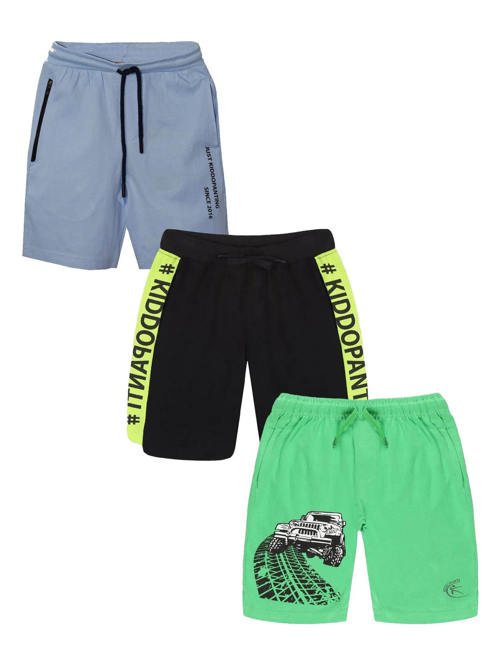 Boys Knit Shorts Pack of 3