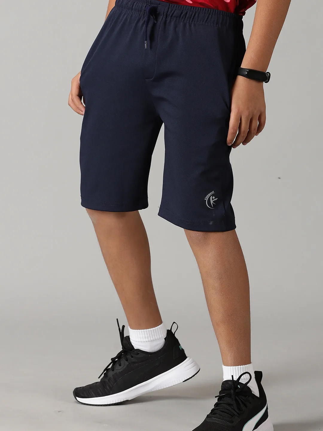 Boys Polyester Knit Basic Shorts