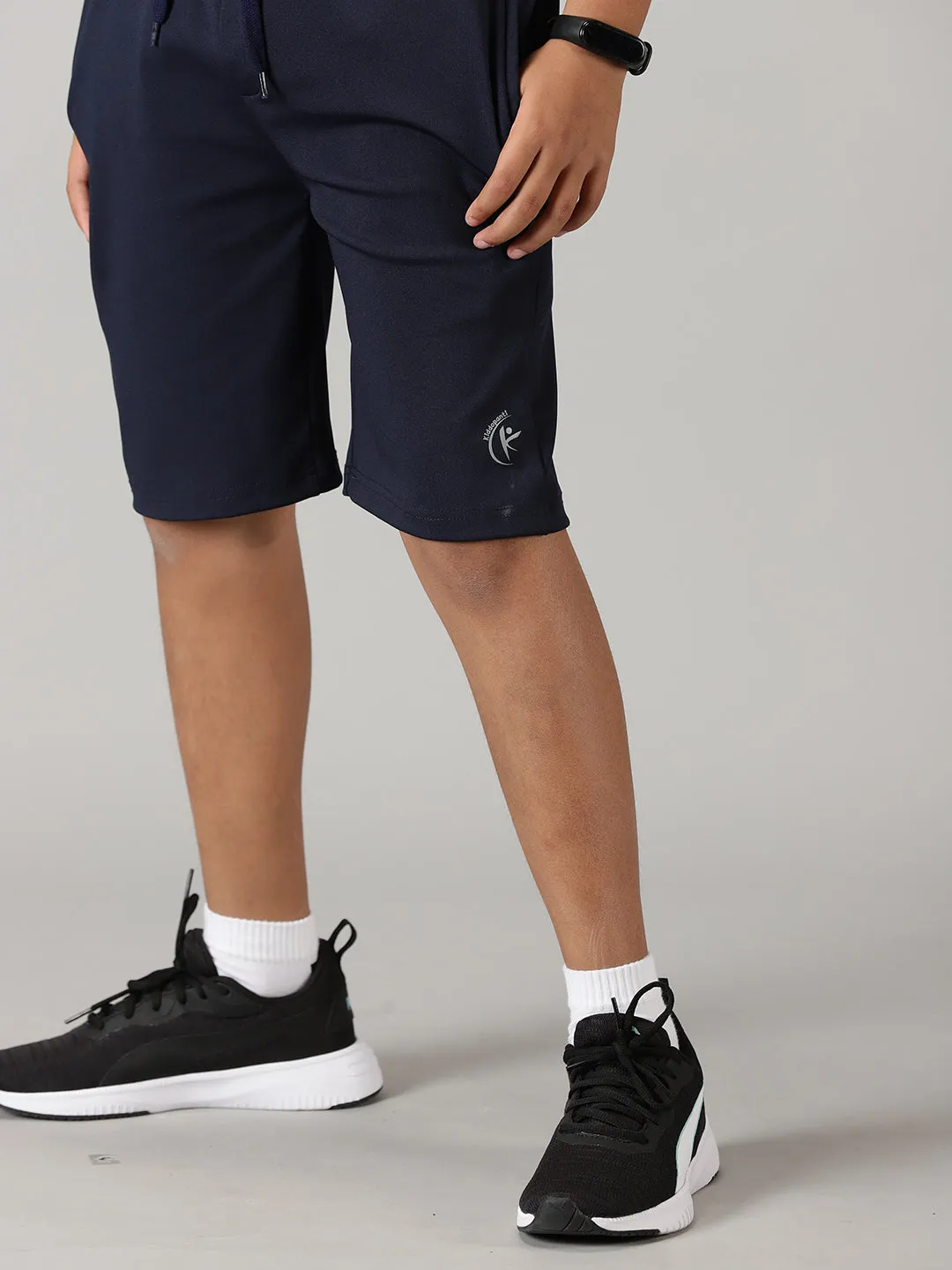 Boys Polyester Knit Basic Shorts