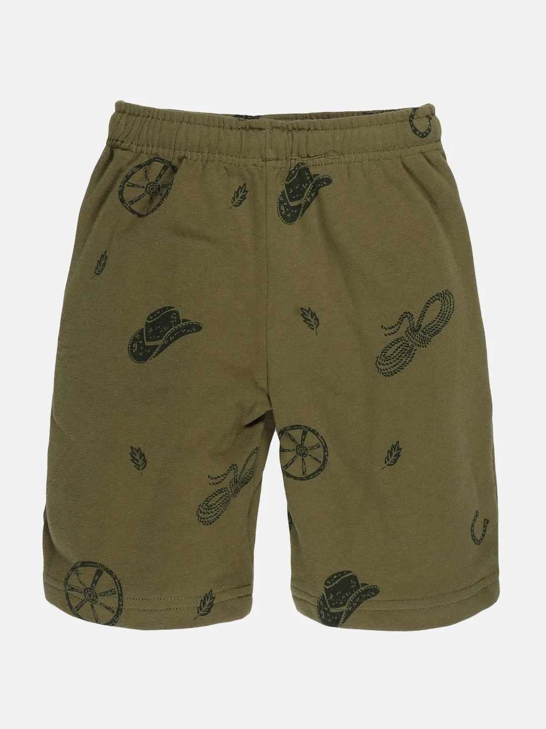 Boys Printed Basic Shorts