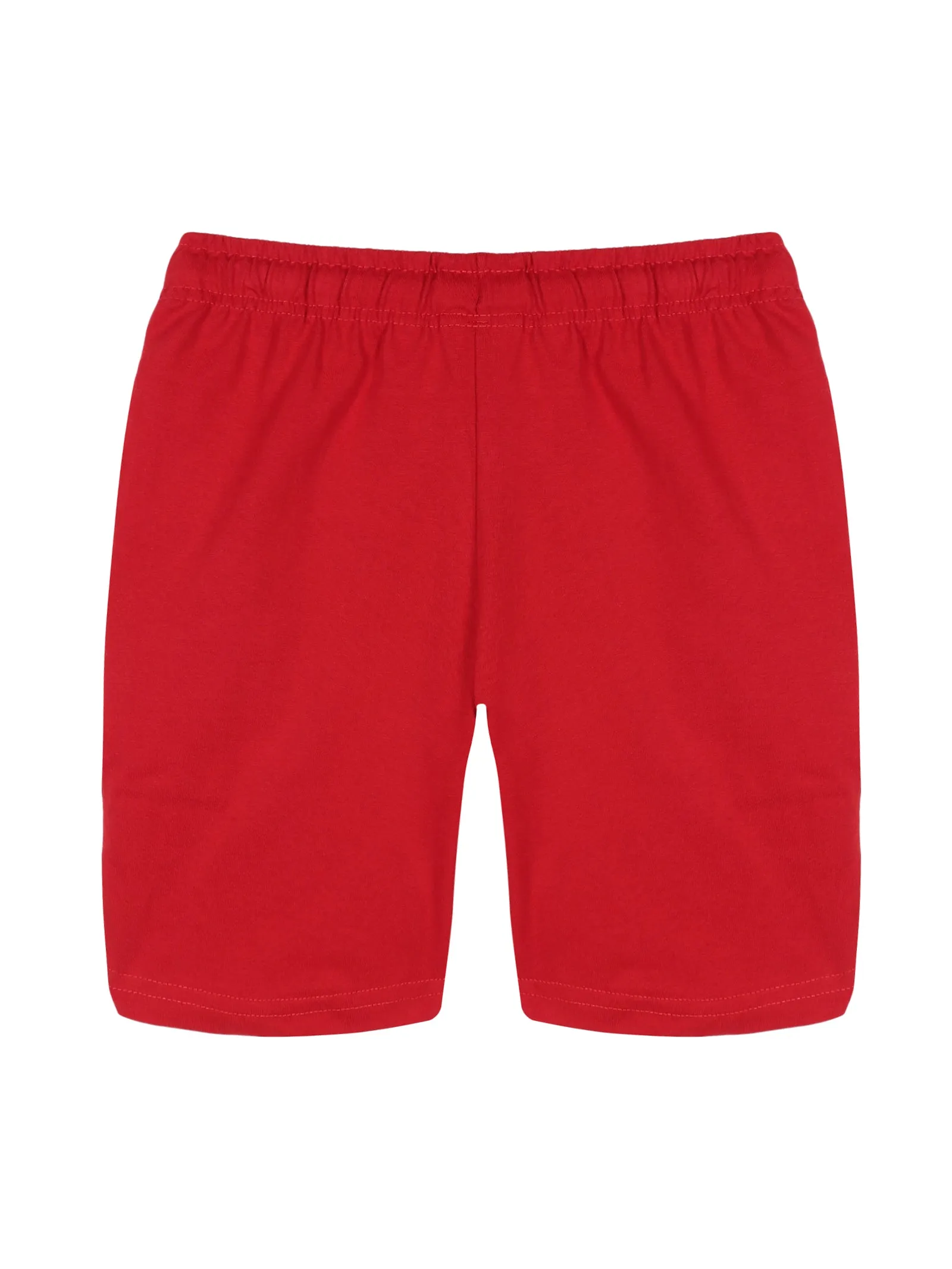 Boys Printed Knit Shorts Pack of 2