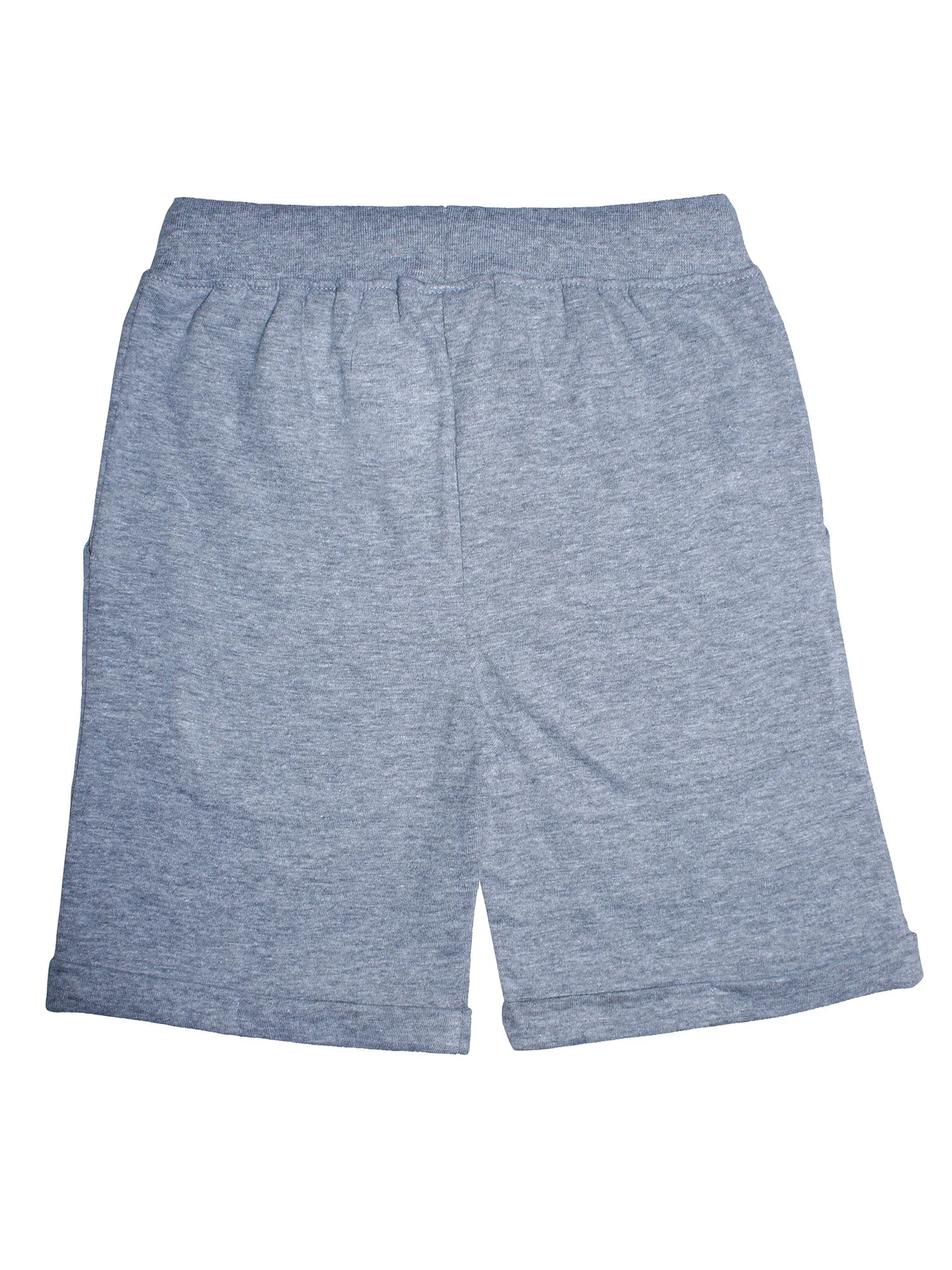 Boys Pull on Shorts with roll up hem & applique