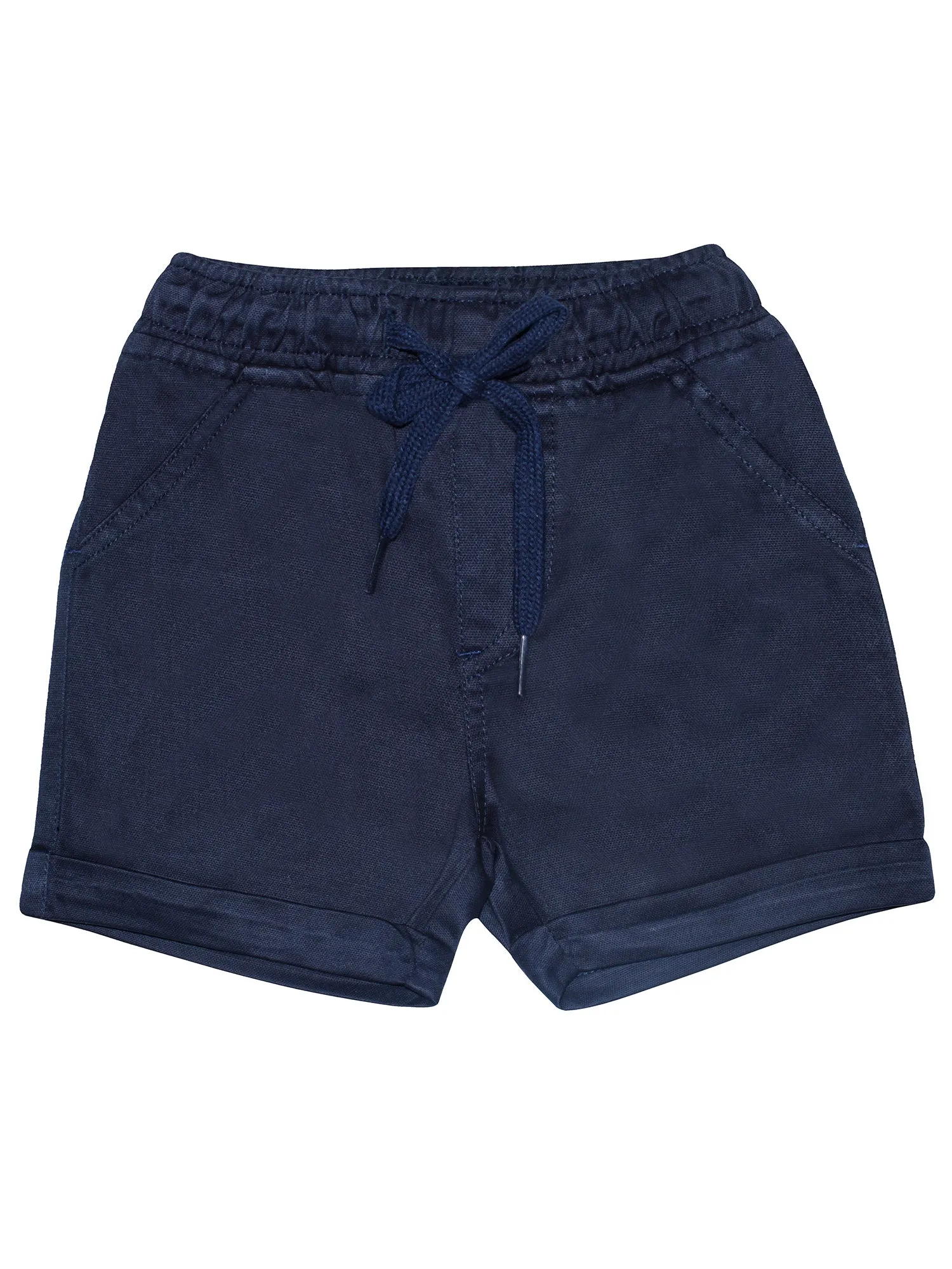 Boys Pull On Shorts with Roll-up hem