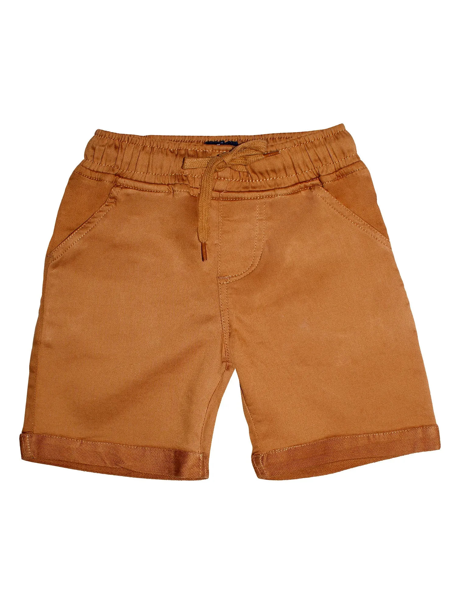 Boys Pull On Shorts with Roll-up hem