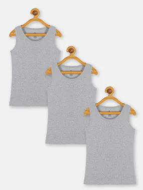 Boys Rib vest Pack of 3